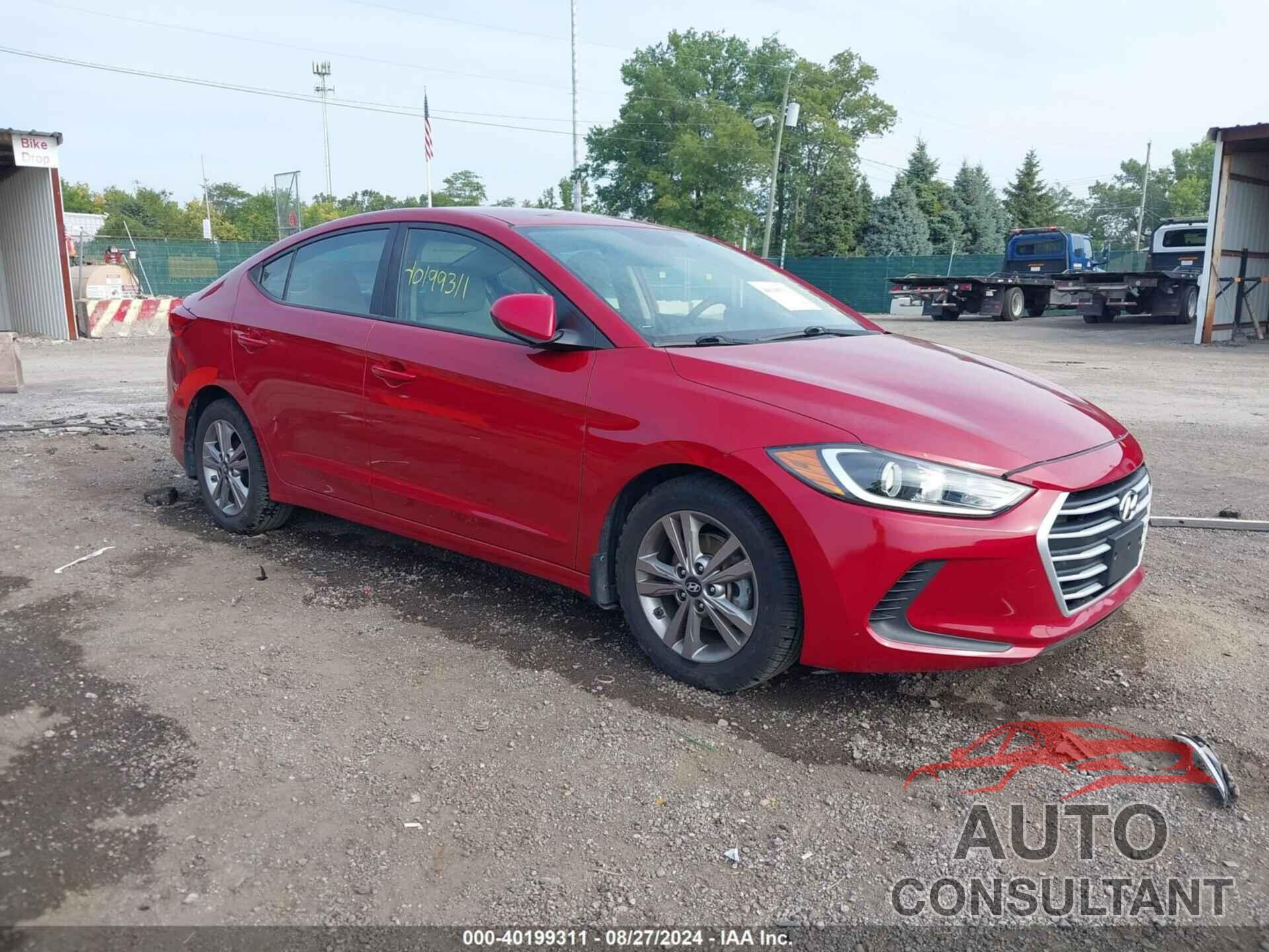 HYUNDAI ELANTRA 2017 - KMHD84LF5HU425361