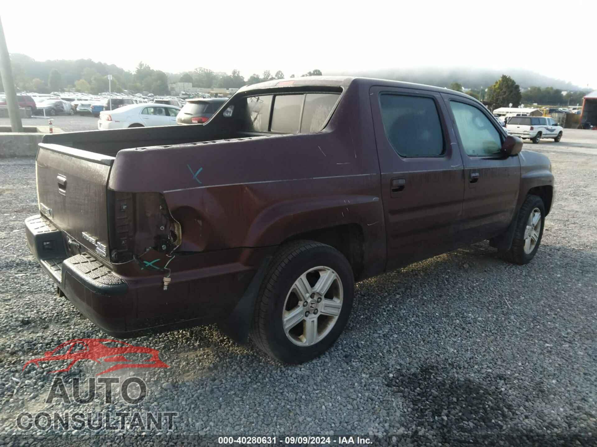 HONDA RIDGELINE 2011 - 5FPYK1F58BB004587
