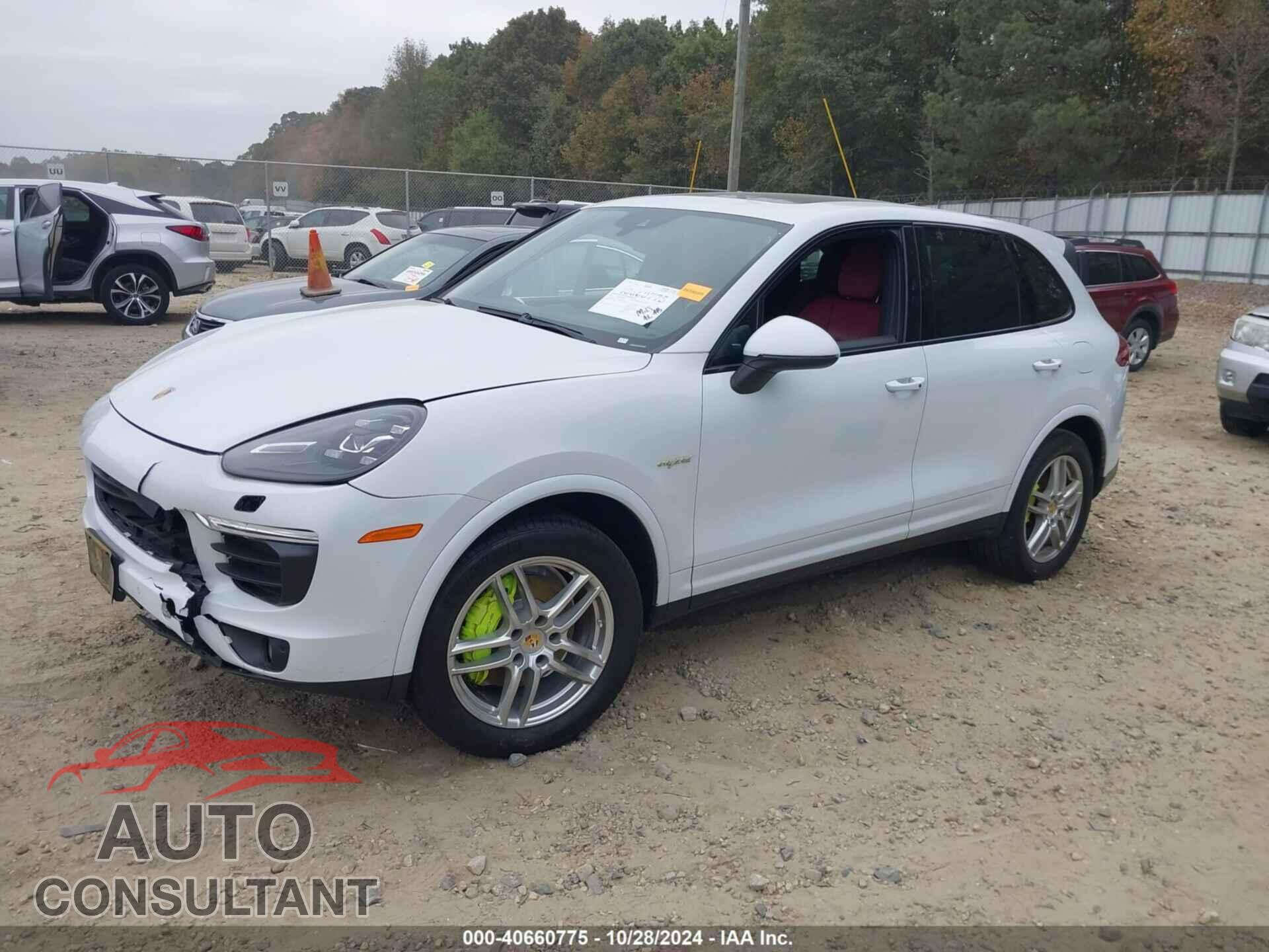 PORSCHE CAYENNE E-HYBRID 2017 - WP1AE2A21HLA72125