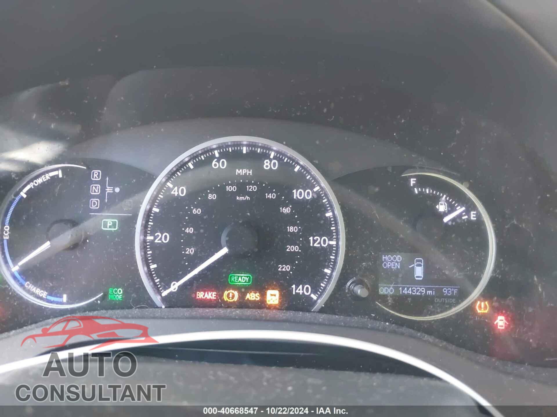 LEXUS CT 200H 2012 - JTHKD5BH0C2081098