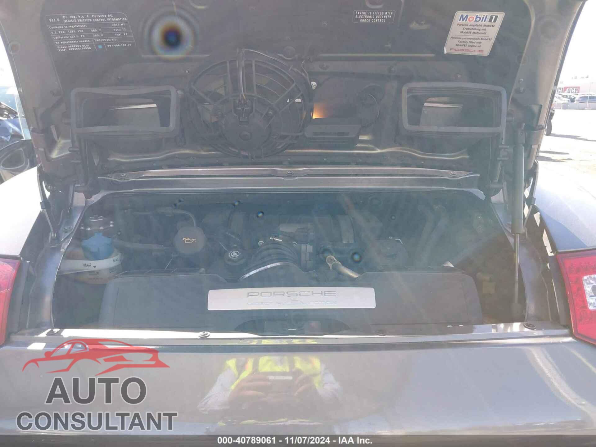 PORSCHE 911 2010 - WP0AB2A94AS720348
