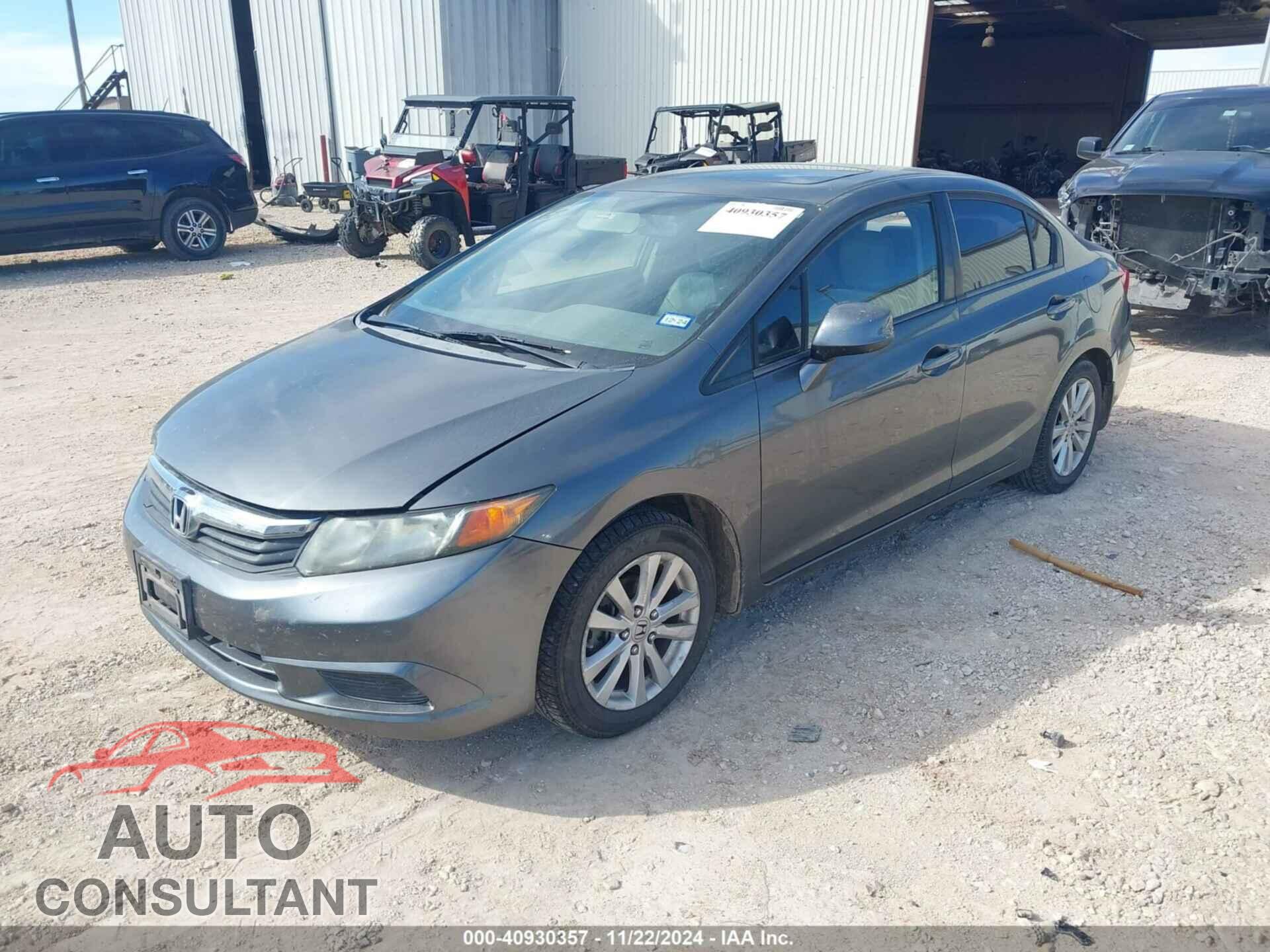 HONDA CIVIC 2012 - 2HGFB2F99CH315600