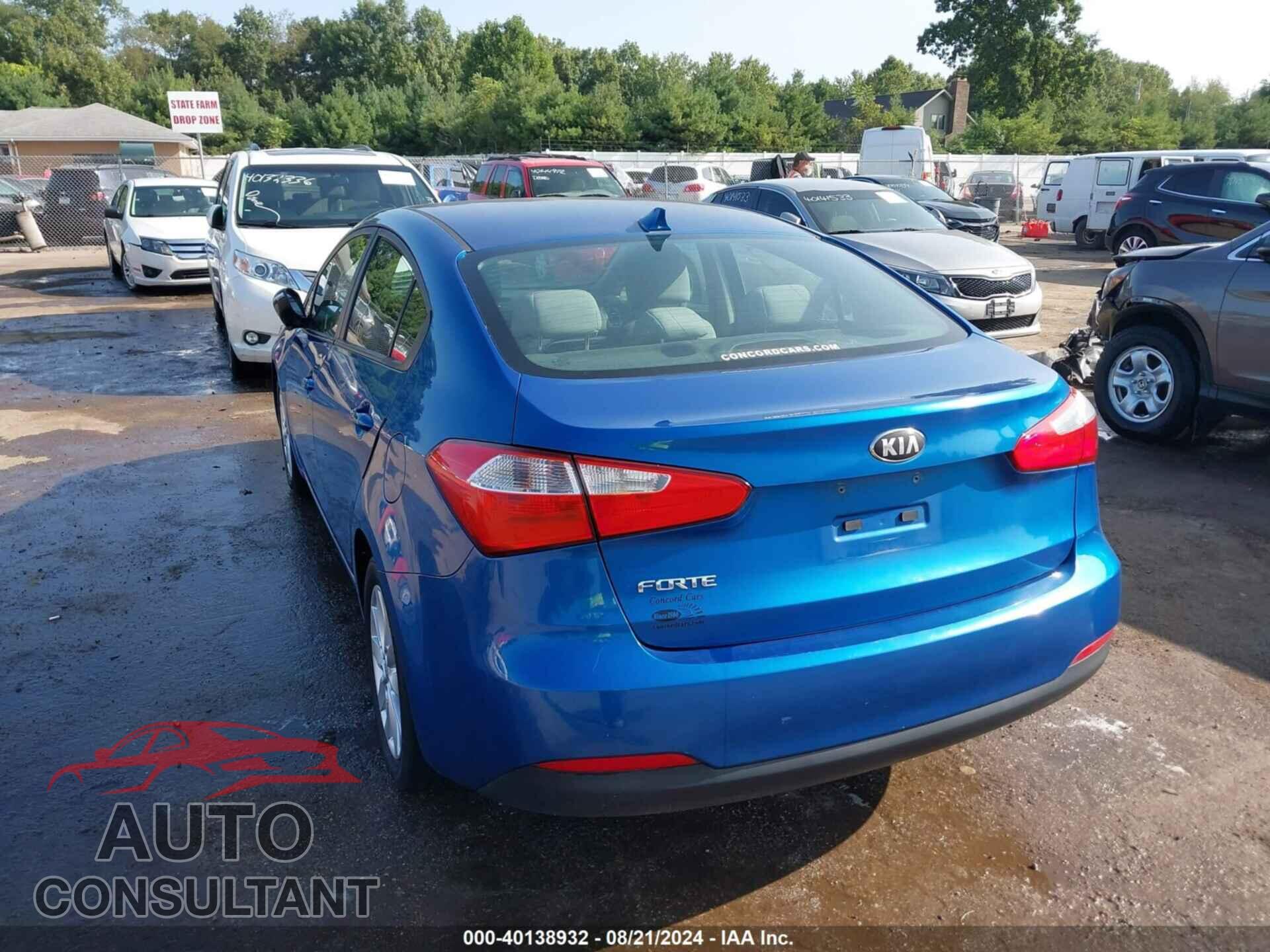 KIA FORTE 2014 - KNAFX4A62E5097919