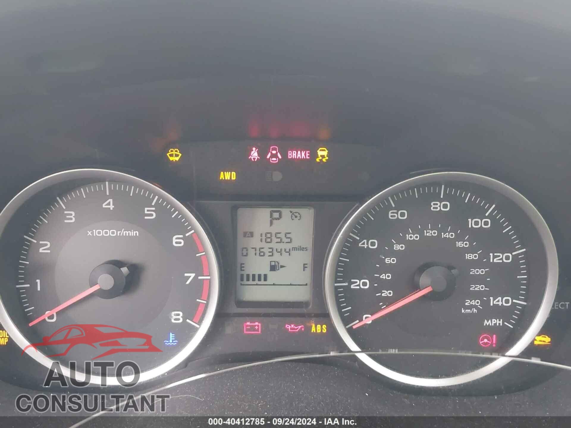 SUBARU FORESTER 2014 - JF2SJAEC3EH421655