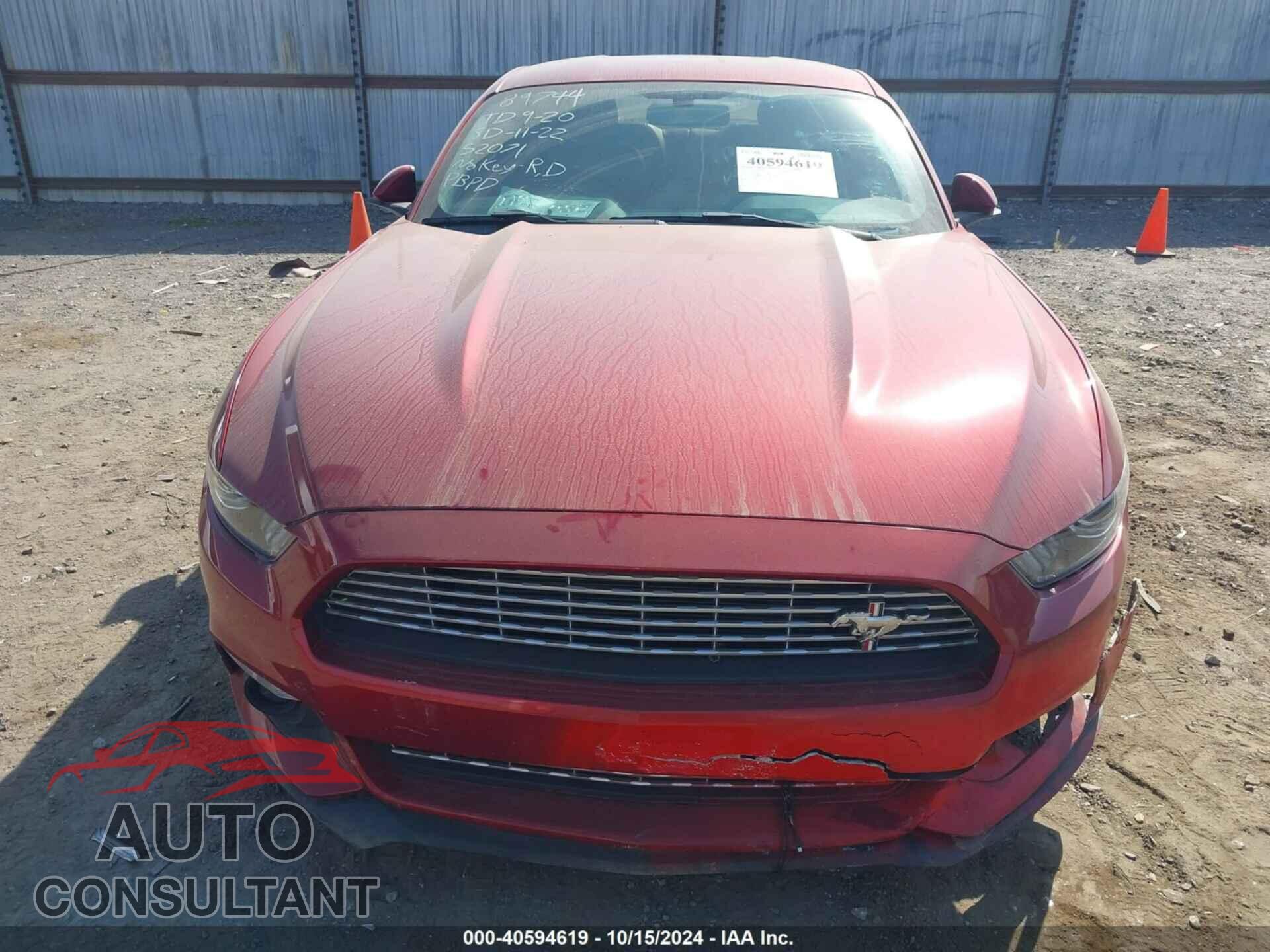 FORD MUSTANG 2017 - 1FA6P8TH3H5265120
