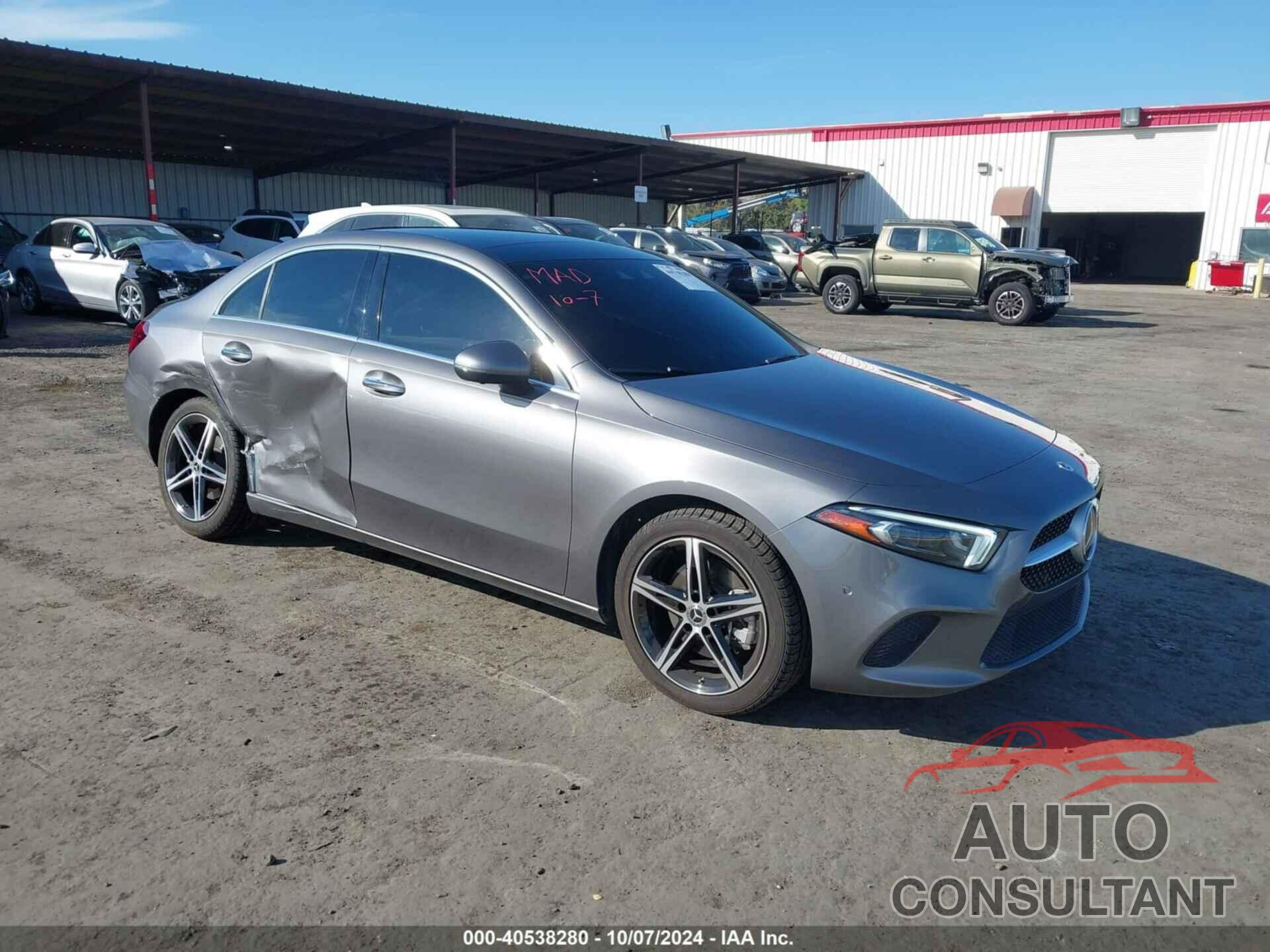 MERCEDES-BENZ A 2022 - W1K3G4EB2NJ353339