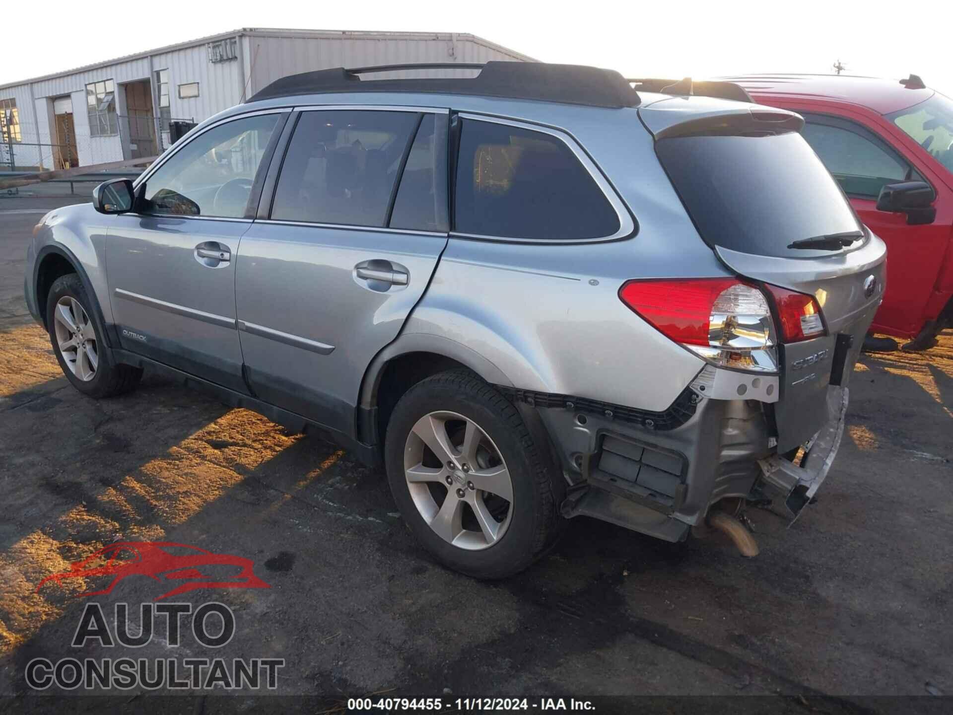 SUBARU OUTBACK 2013 - 4S4BRBKC4D3319239