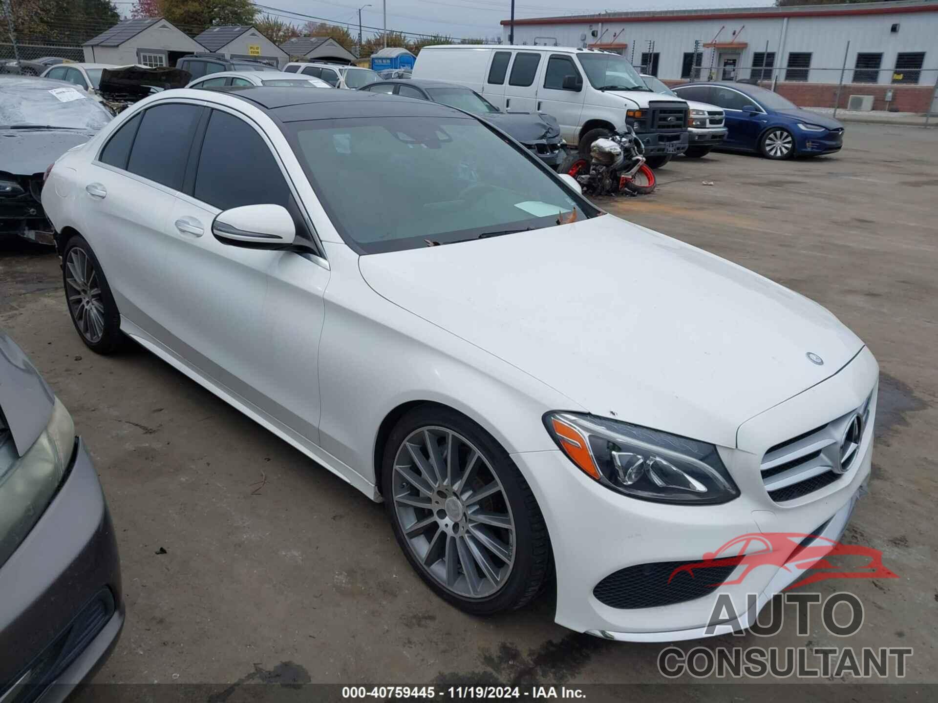 MERCEDES-BENZ C 300 2016 - 55SWF4KB5GU117999