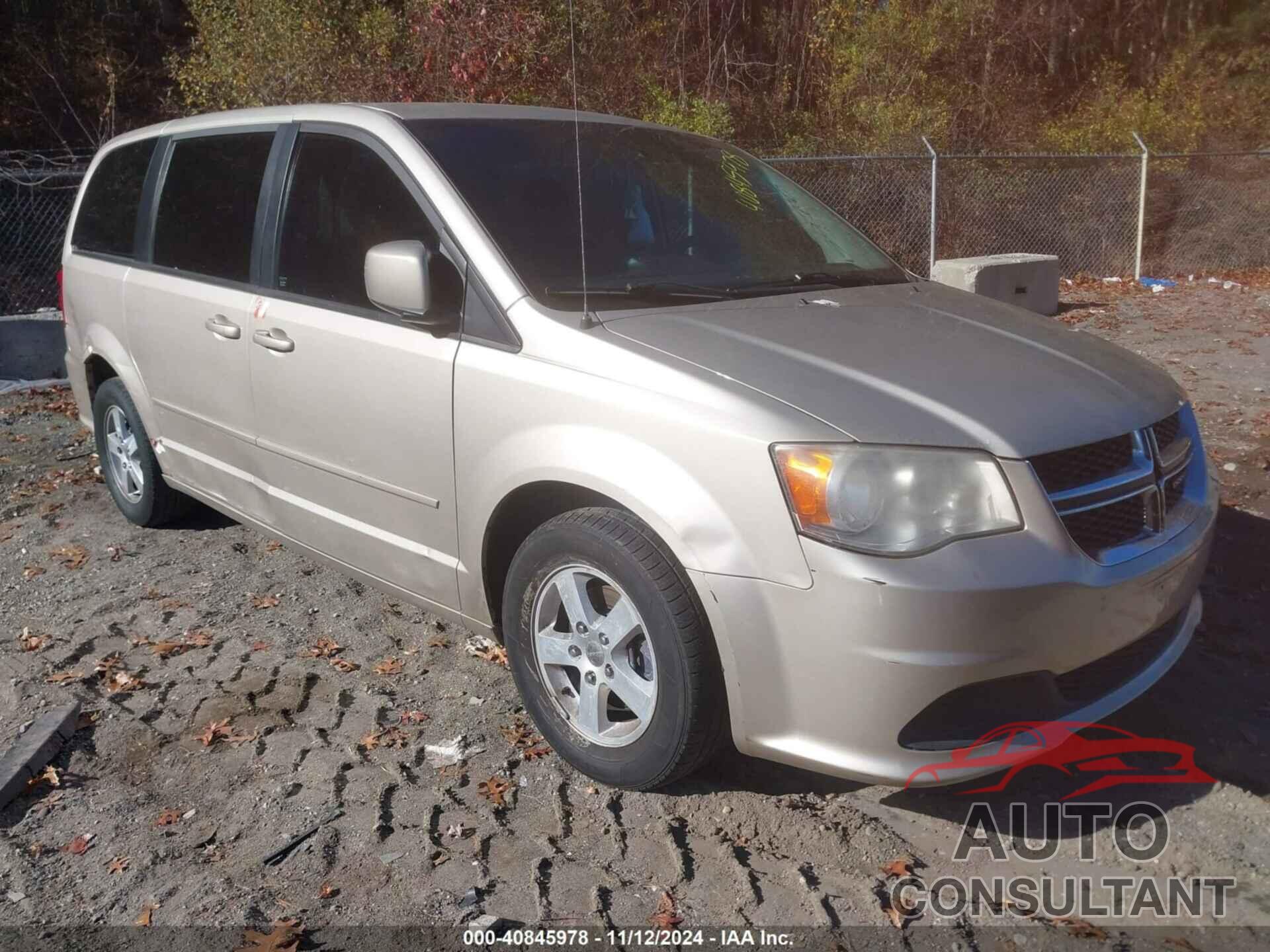 DODGE GRAND CARAVAN 2013 - 2C4RDGCG8DR524652