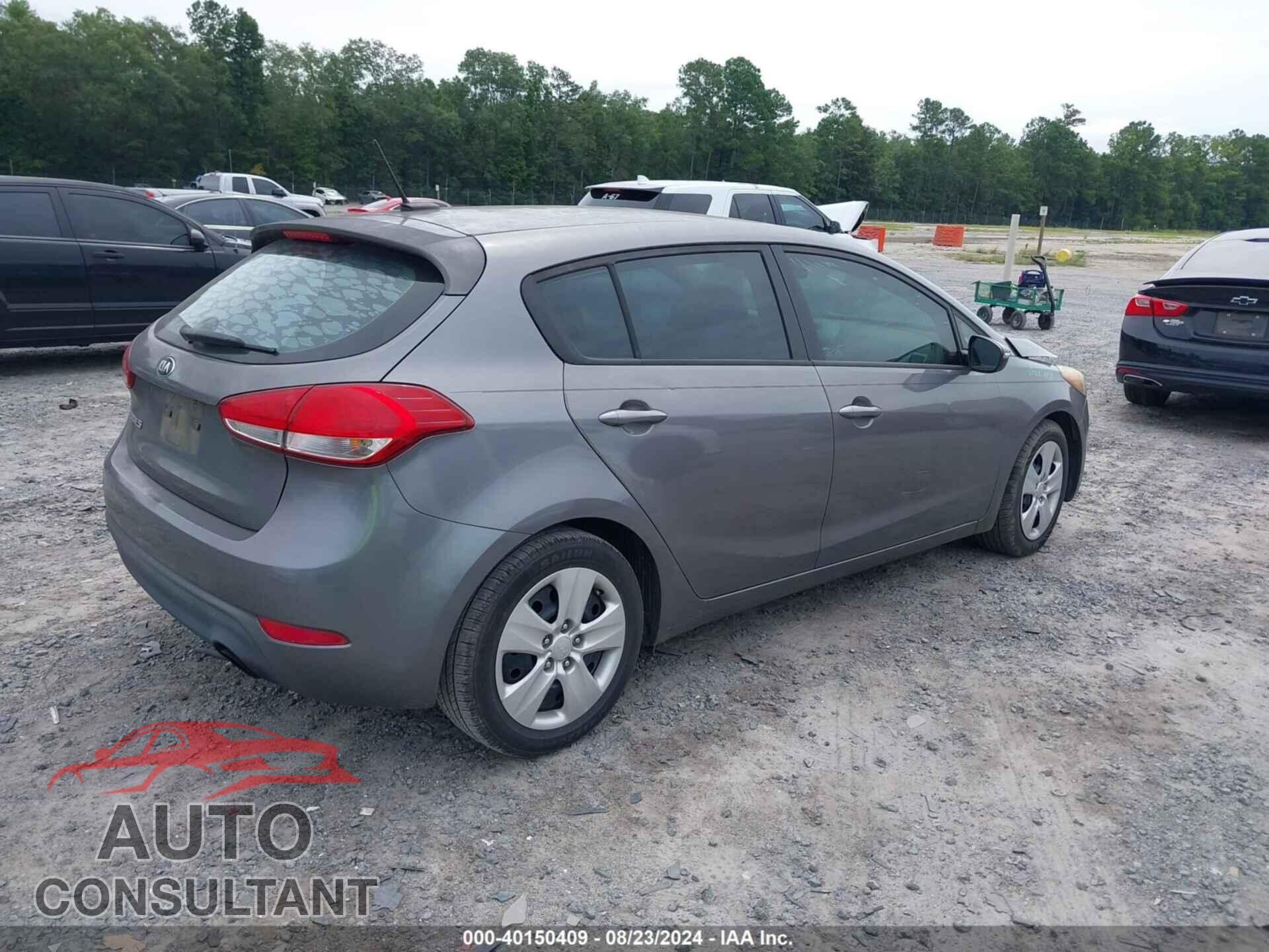 KIA FORTE 2016 - KNAFK5A86G5541375