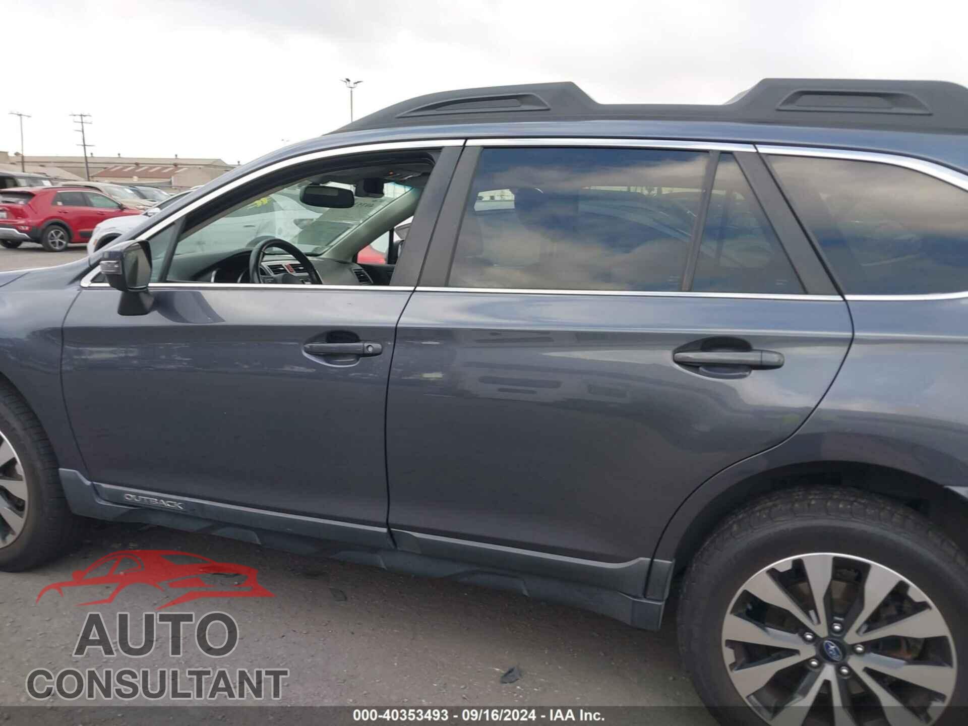 SUBARU OUTBACK 2016 - 4S4BSANC3G3321479