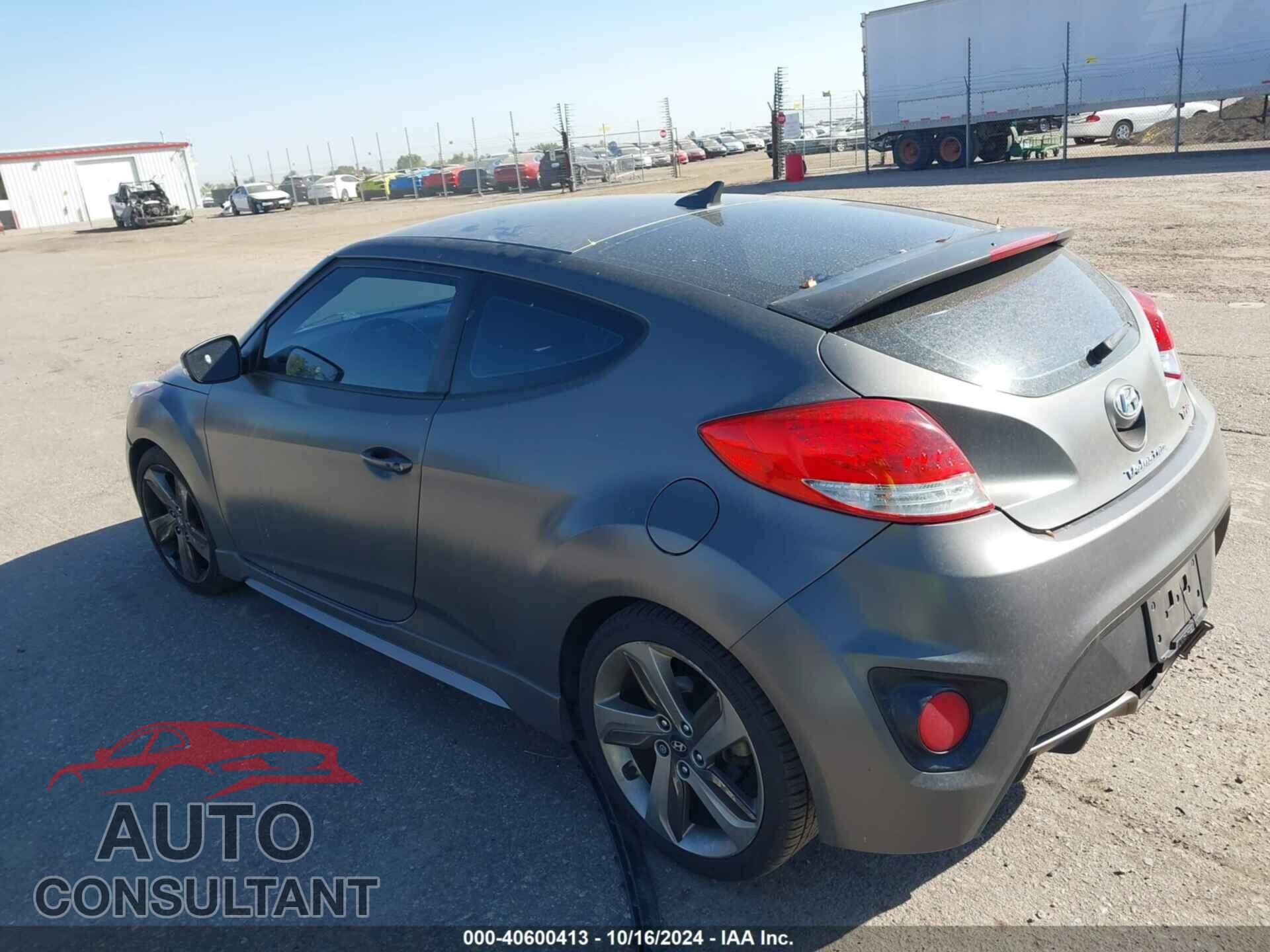 HYUNDAI VELOSTER 2013 - KMHTC6AE0DU083862