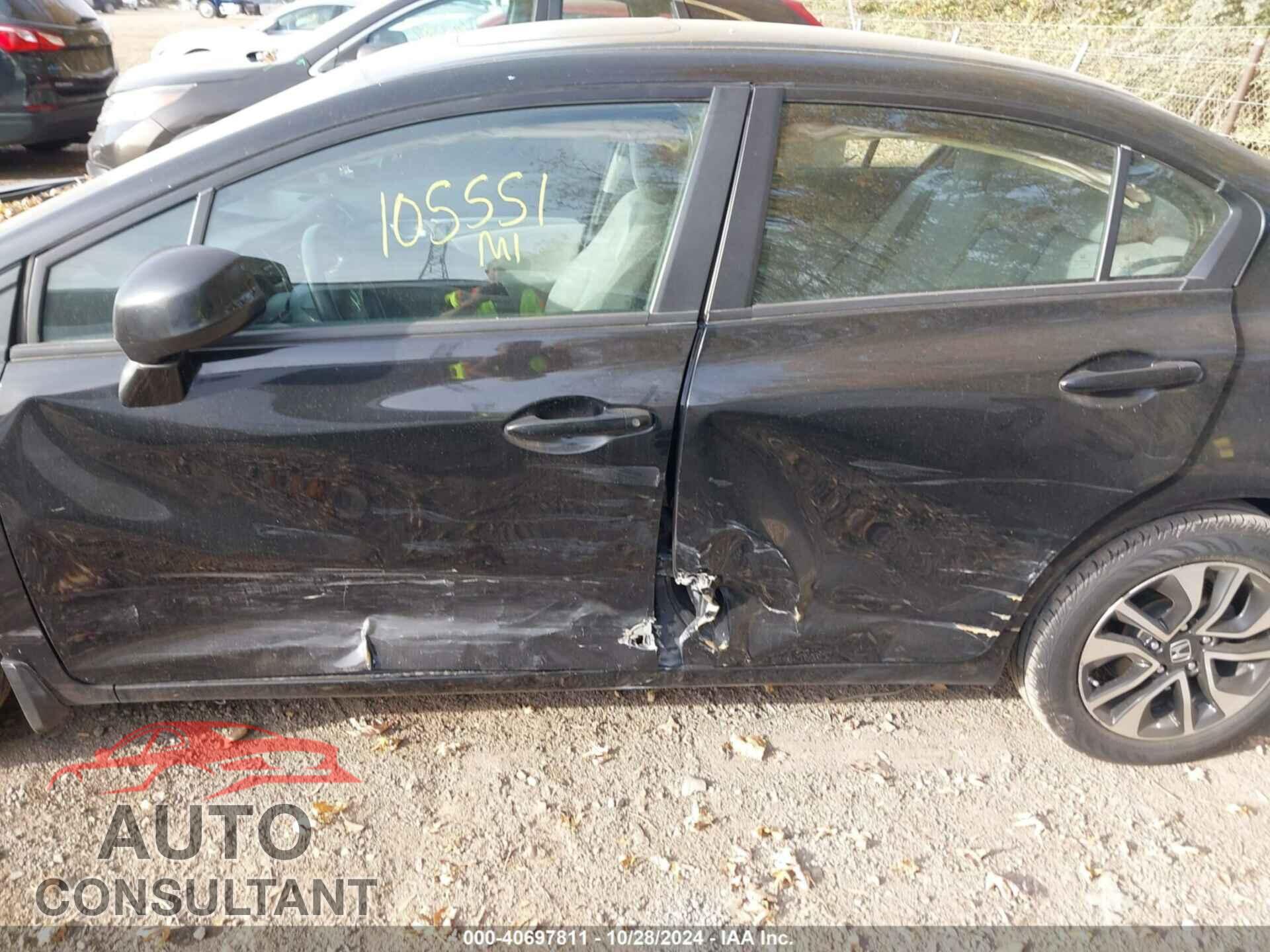 HONDA CIVIC 2013 - 19XFB2F88DE014223
