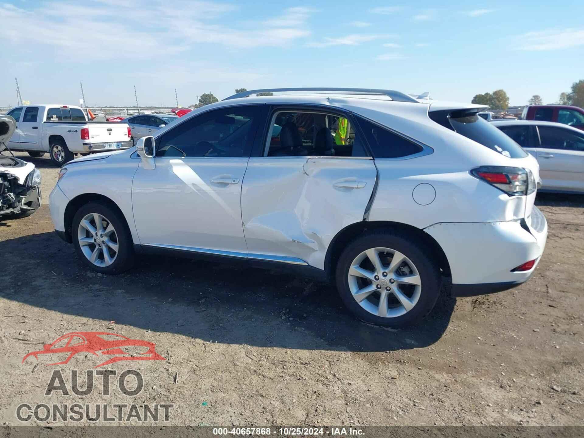 LEXUS RX 350 2011 - 2T2BK1BA0BC099728