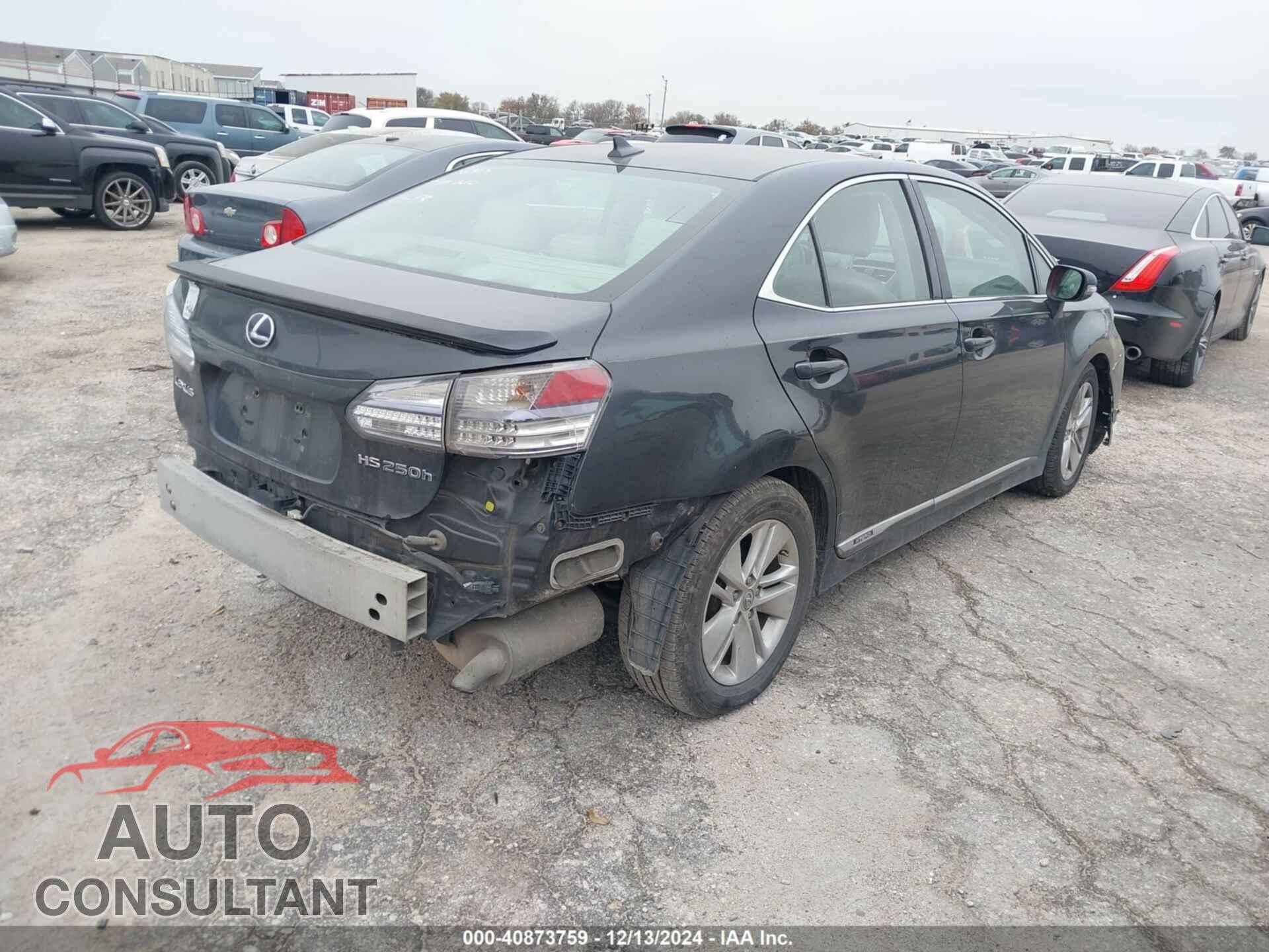 LEXUS HS 250H 2010 - JTHBB1BA7A2017056
