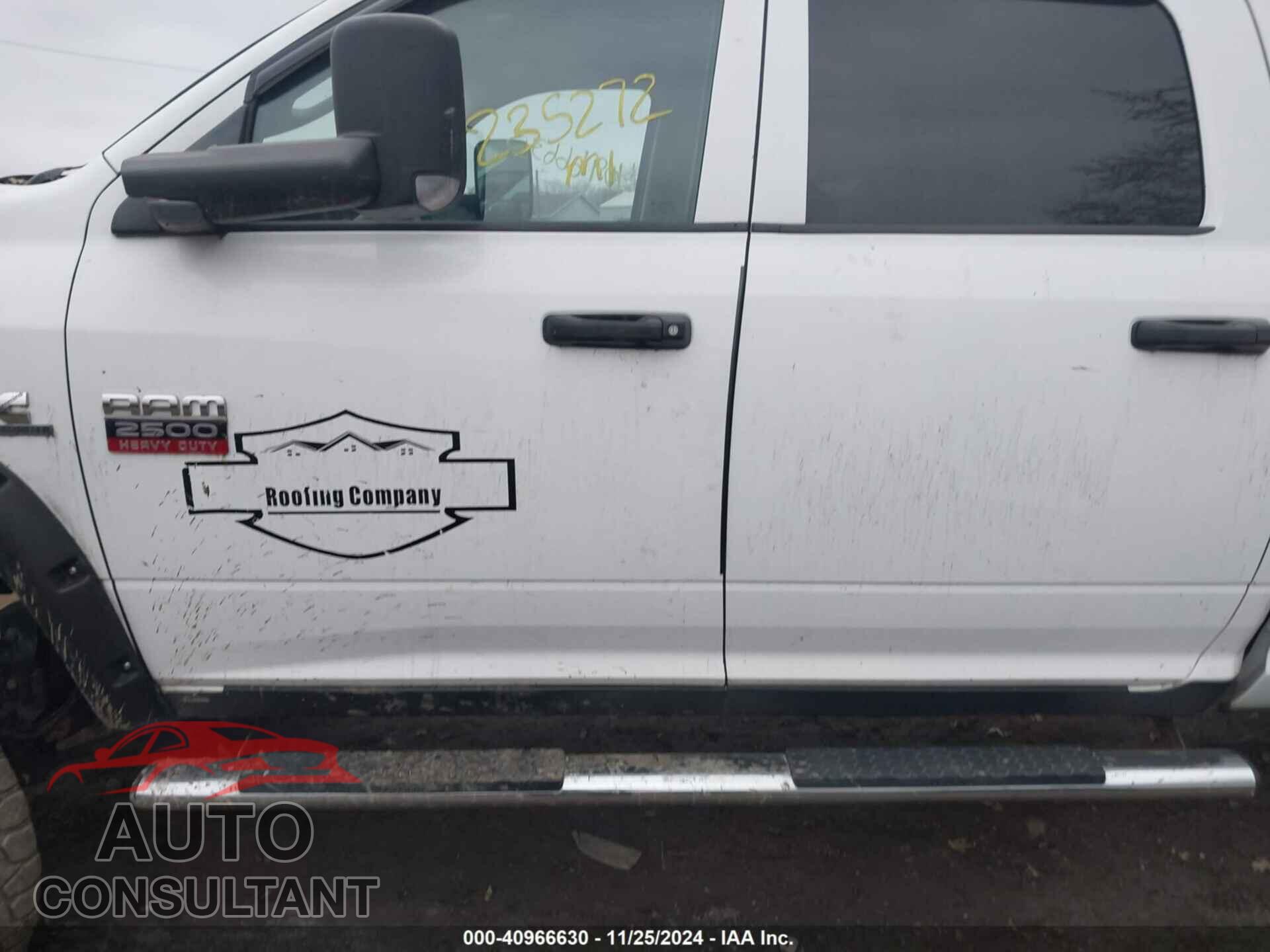 DODGE RAM 2500 2010 - 3D7UT2CL1AG175905