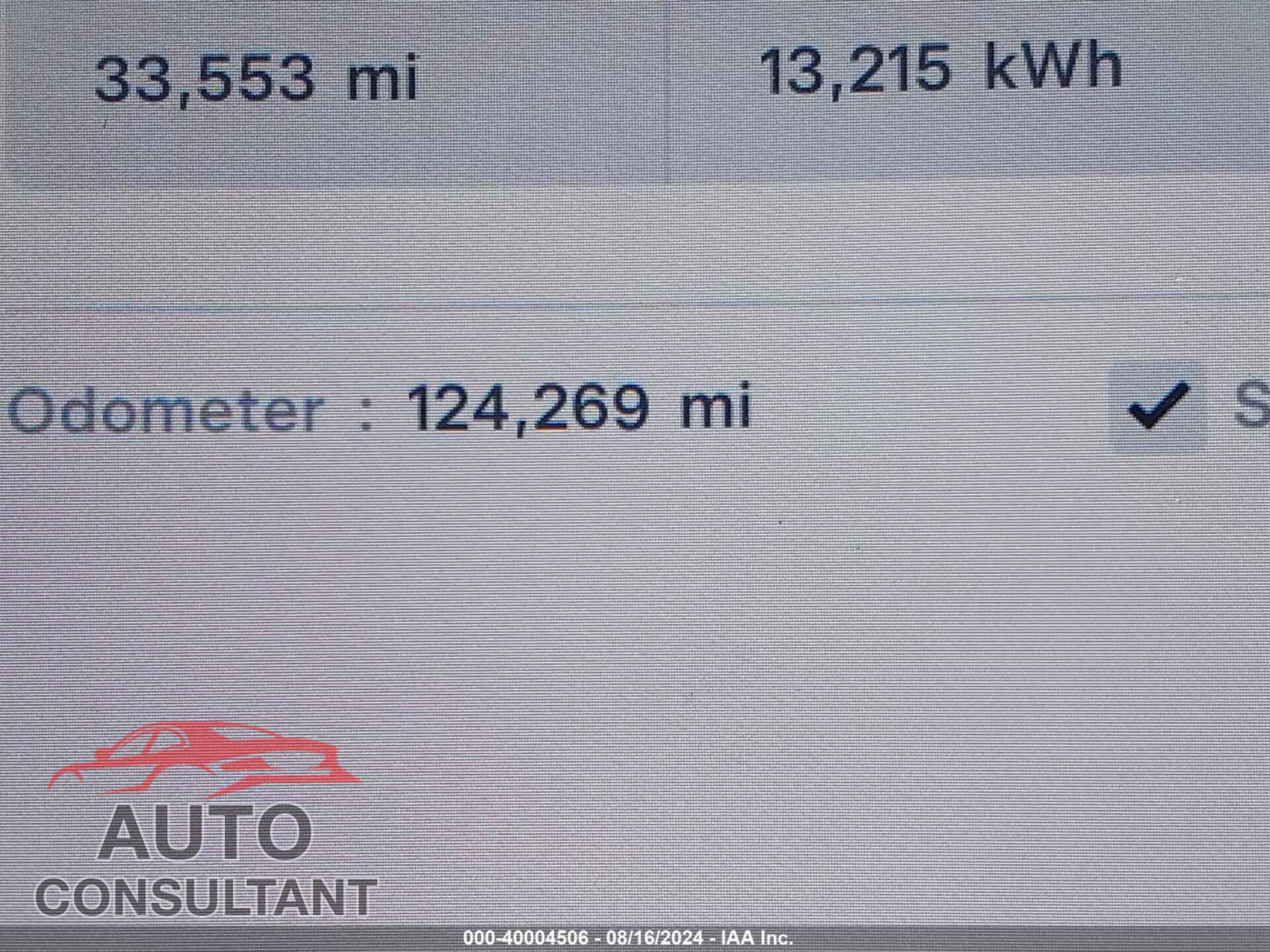 TESLA MODEL S 2016 - 5YJSA1E4XGF126272