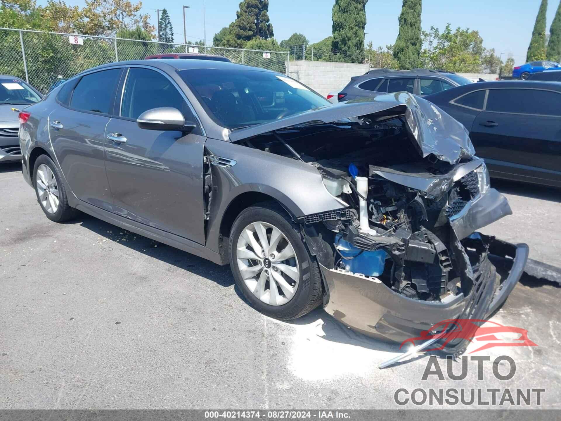KIA OPTIMA 2018 - 5XXGT4L30JG261275