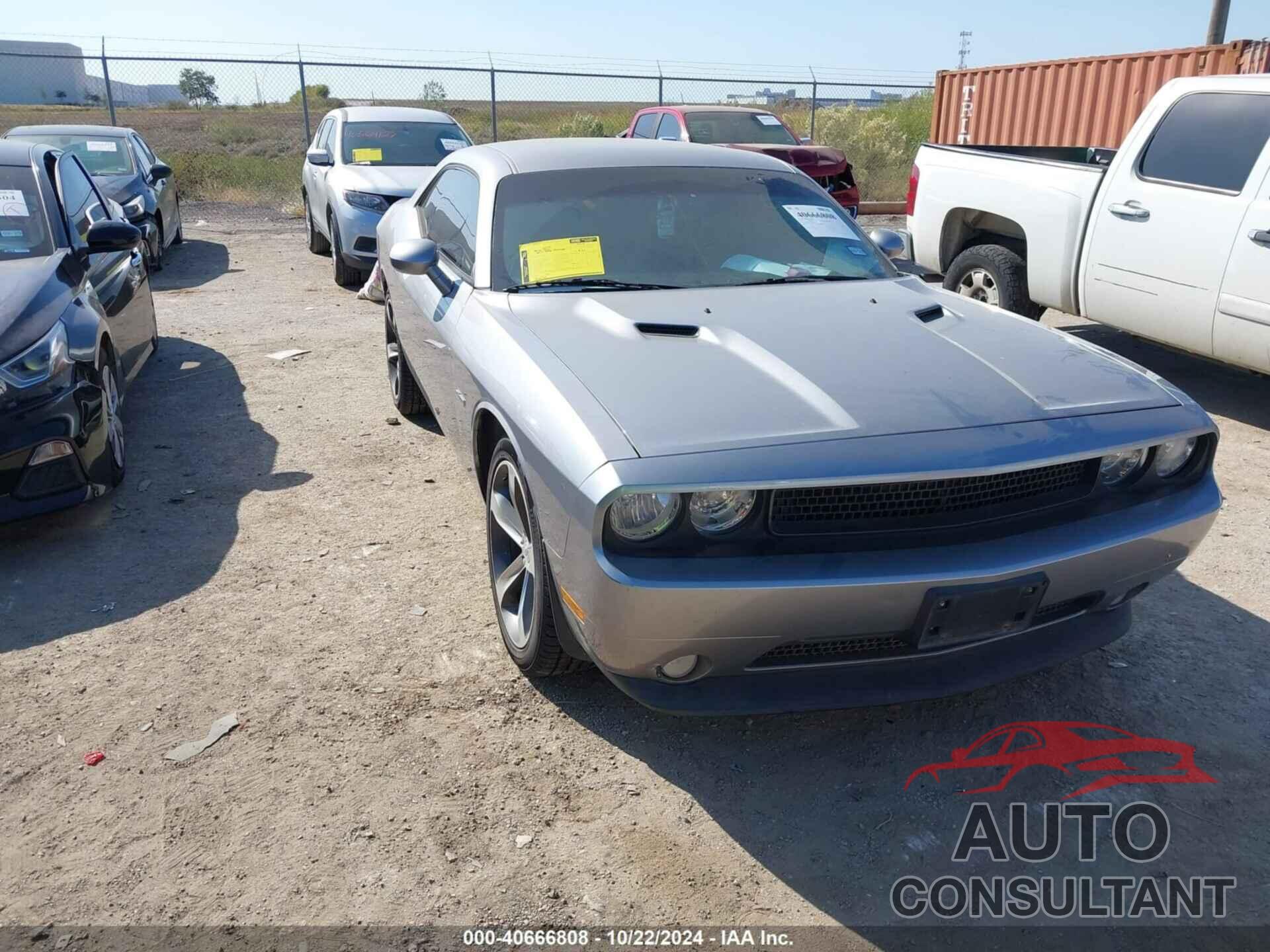 DODGE CHALLENGER 2014 - 2C3CDYAG7EH281801