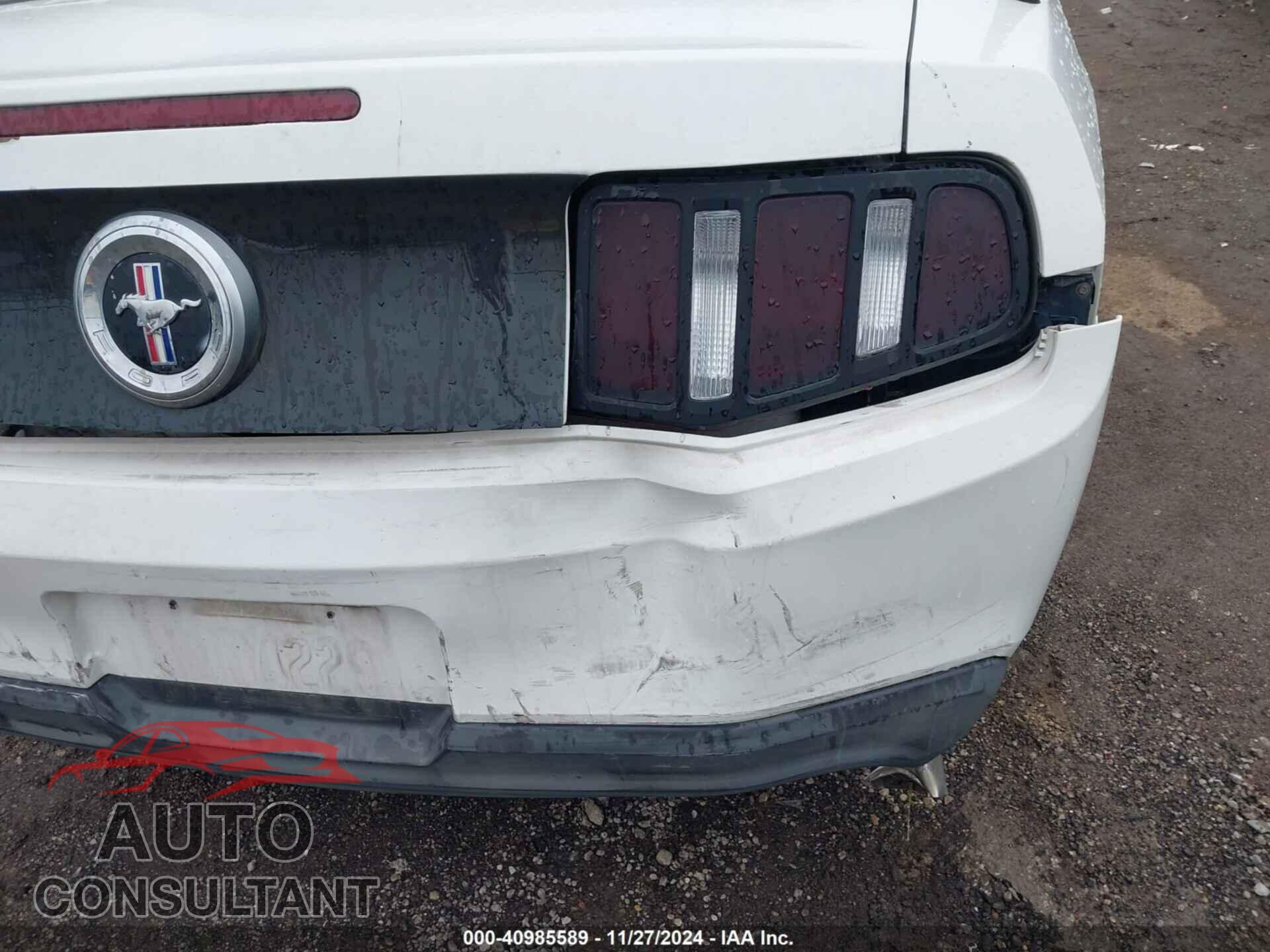FORD MUSTANG 2012 - 1ZVBP8EM7C5276453