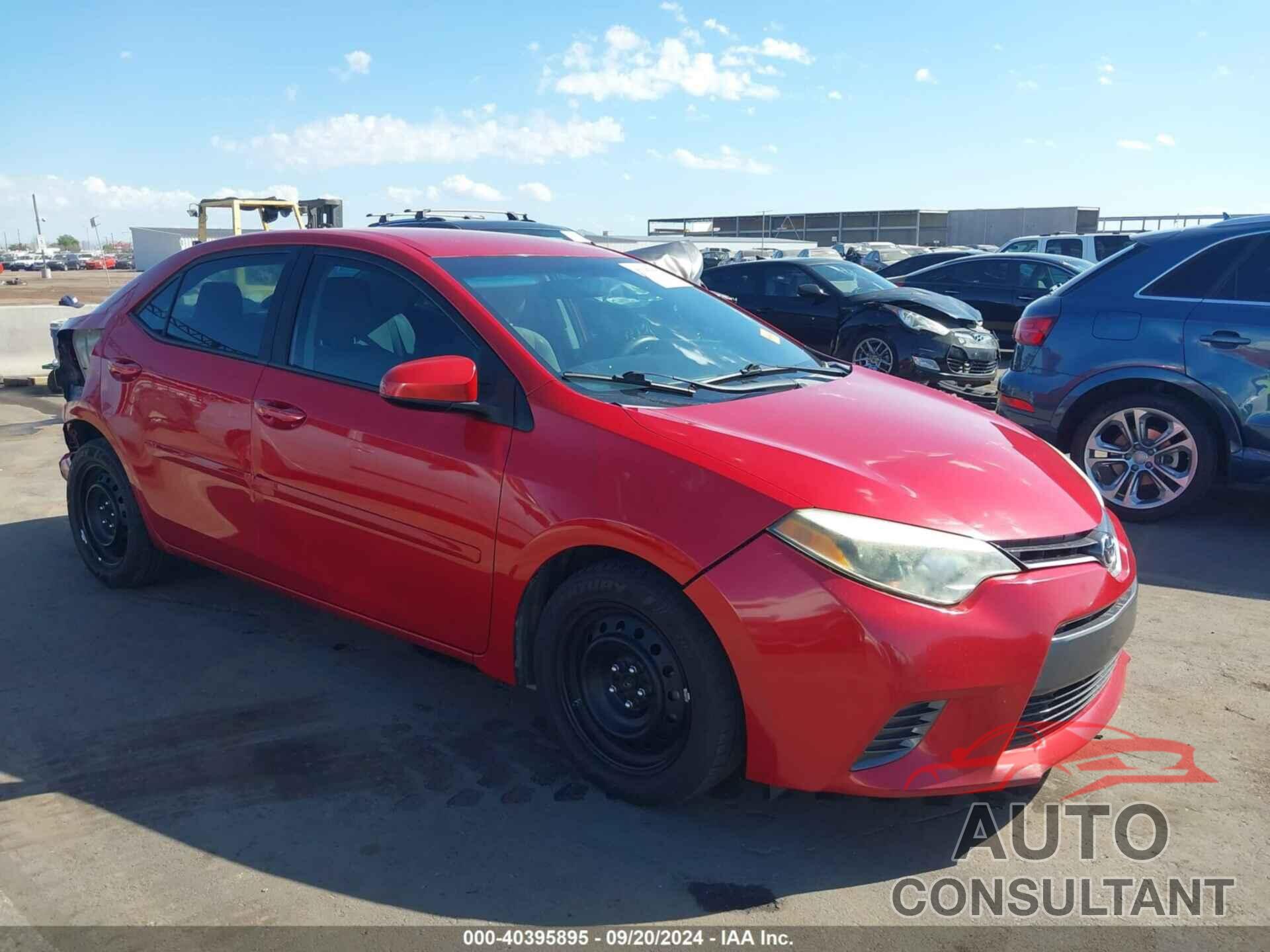 TOYOTA COROLLA 2016 - 2T1BURHE1GC680086
