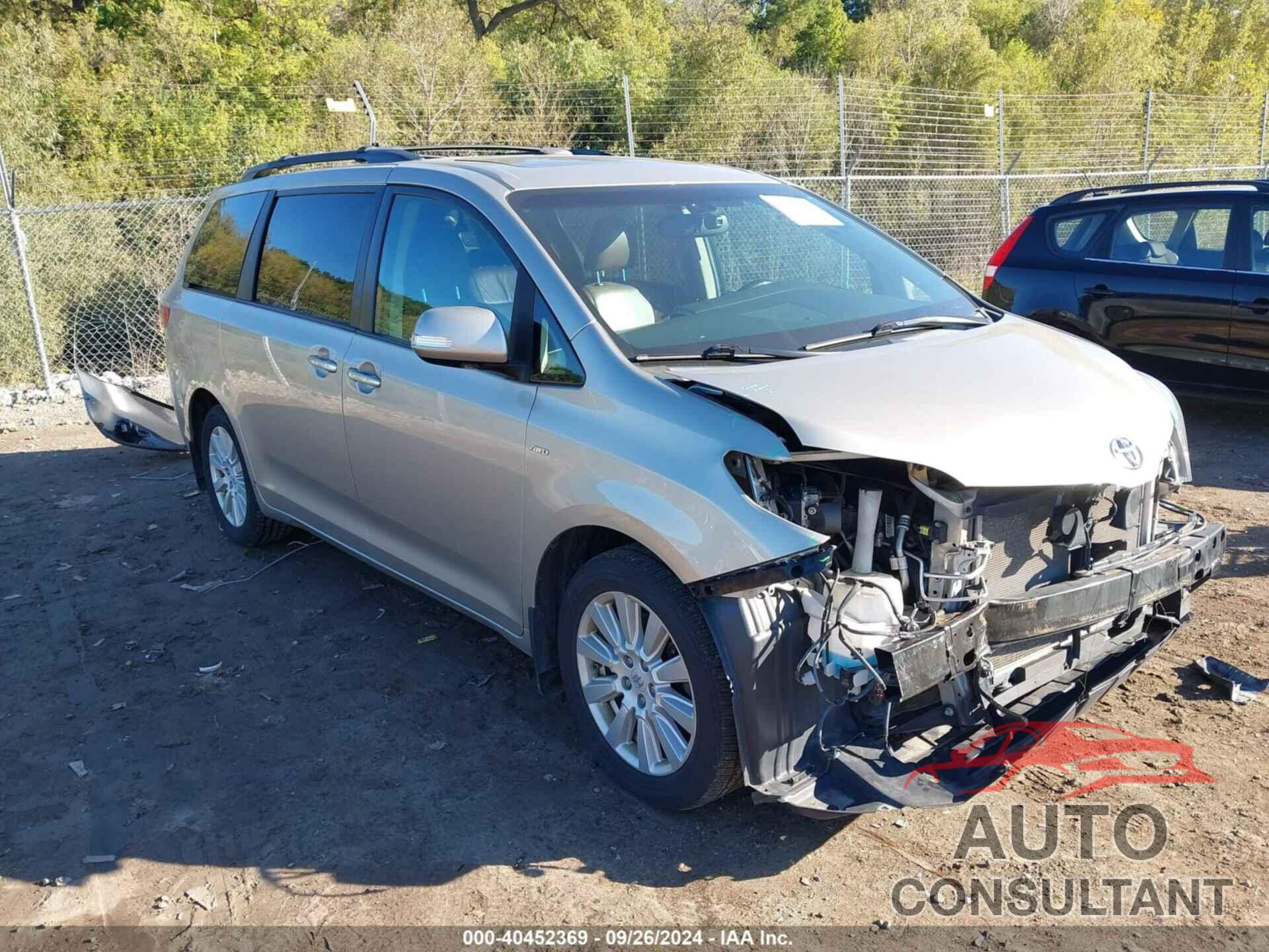 TOYOTA SIENNA 2017 - 5TDDZ3DC7HS159863