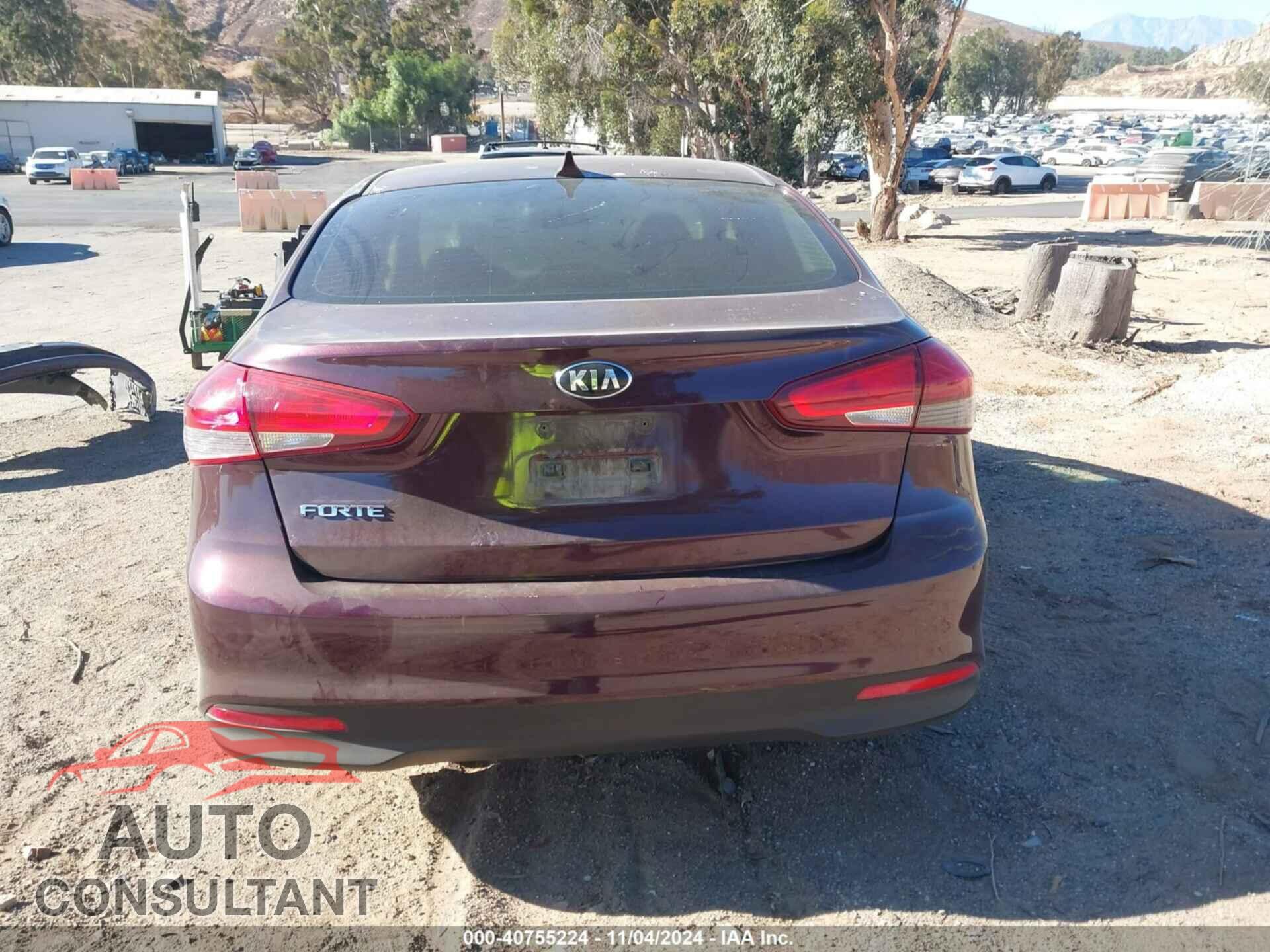 KIA FORTE 2017 - 3KPFK4A75HE095178