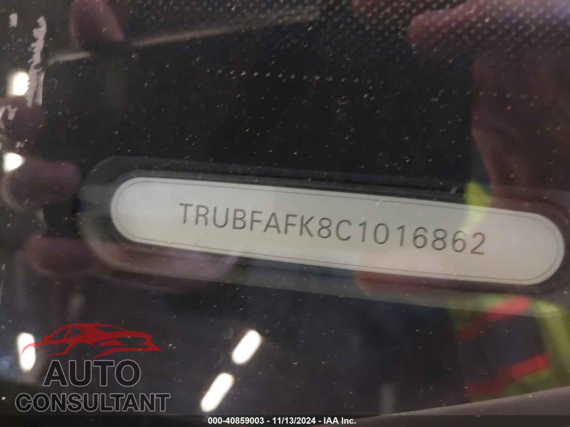 AUDI TT 2012 - TRUBFAFK8C1016862