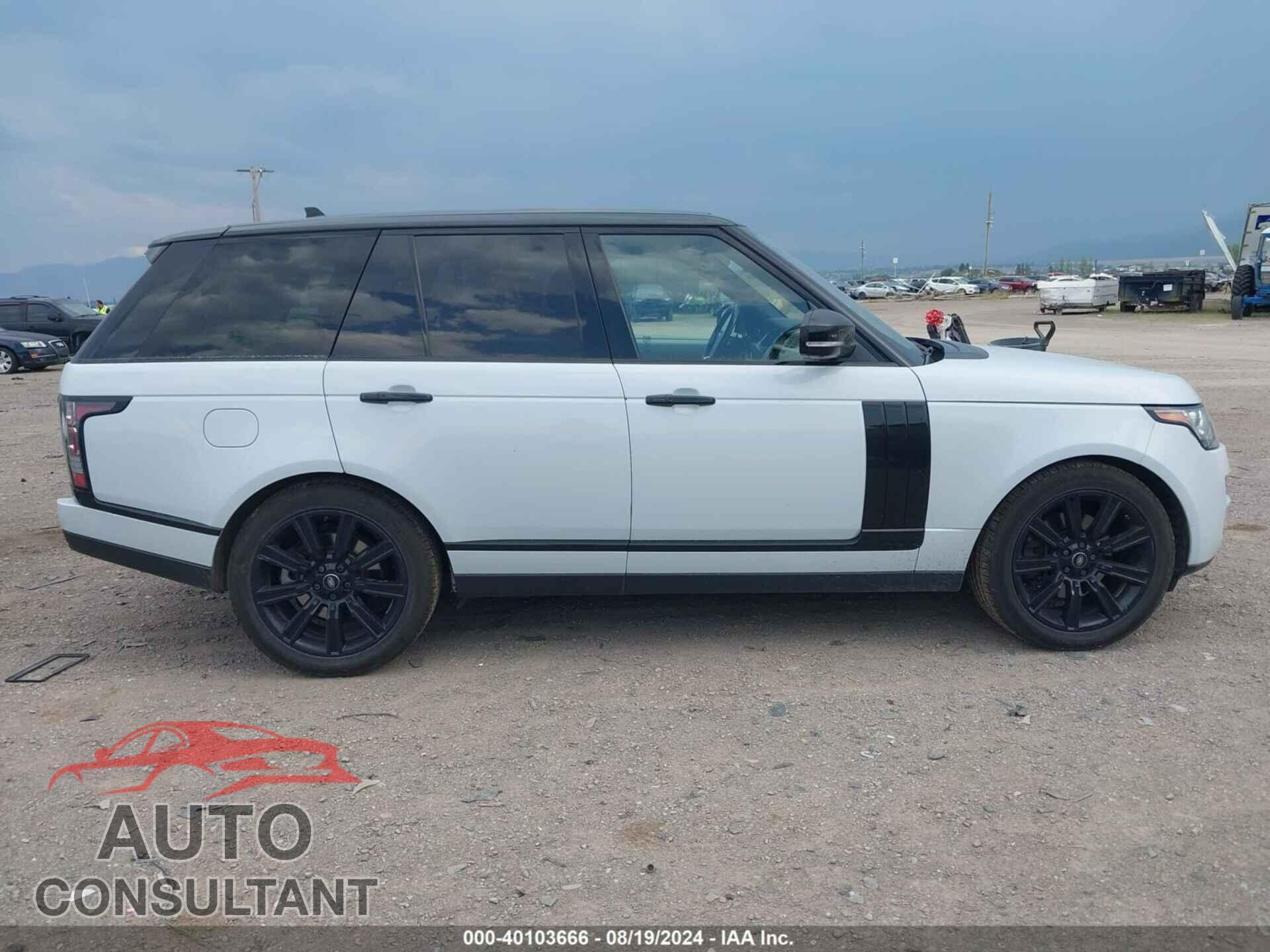 LAND ROVER RANGE ROVER 2016 - SALGS2KF0GA260286