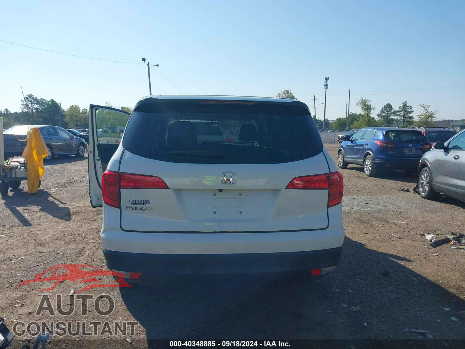 HONDA PILOT 2018 - 5FNYF5H13JB010780