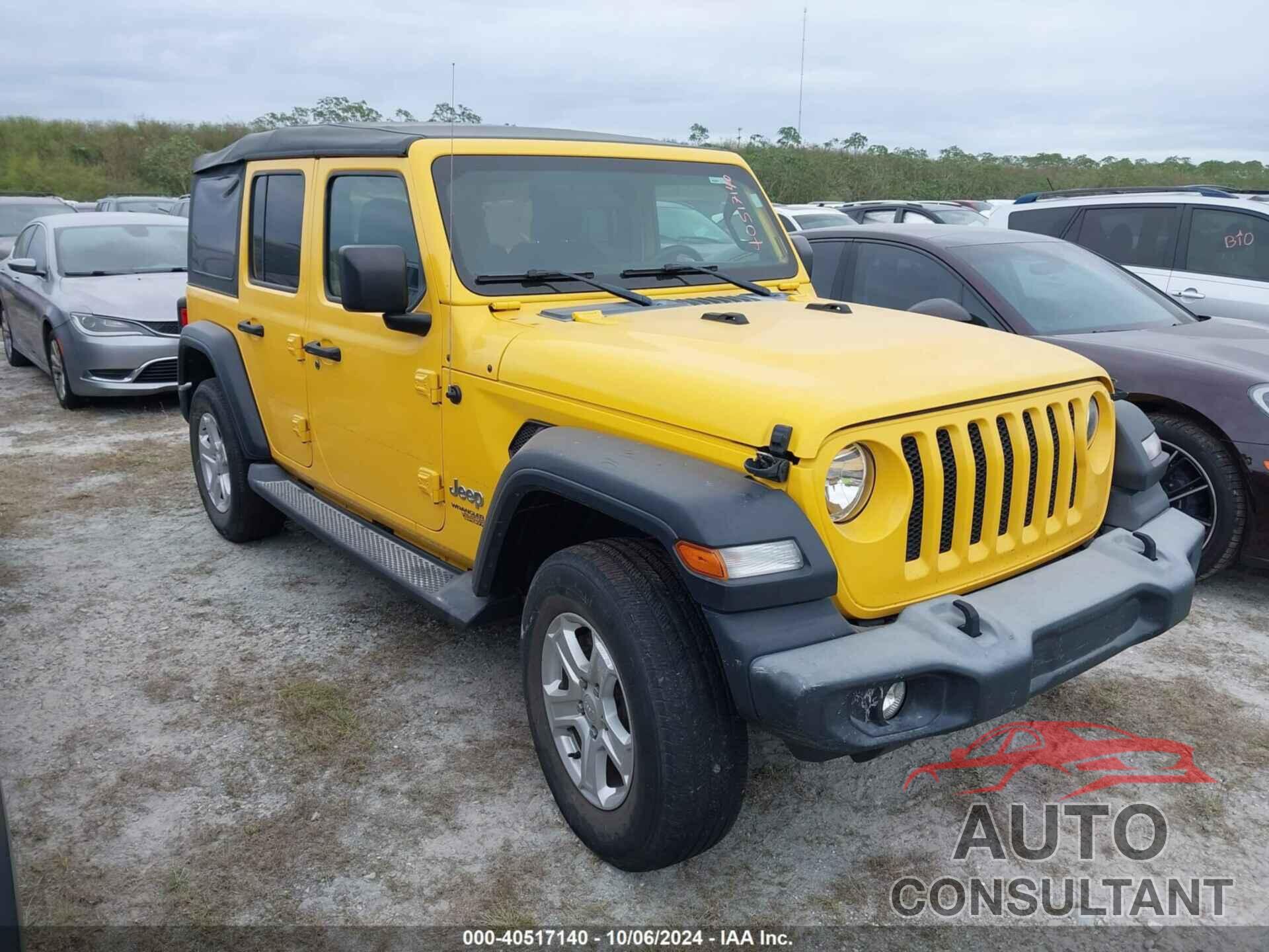 JEEP WRANGLER UNLIMITED 2019 - 1C4HJXDG2KW538151