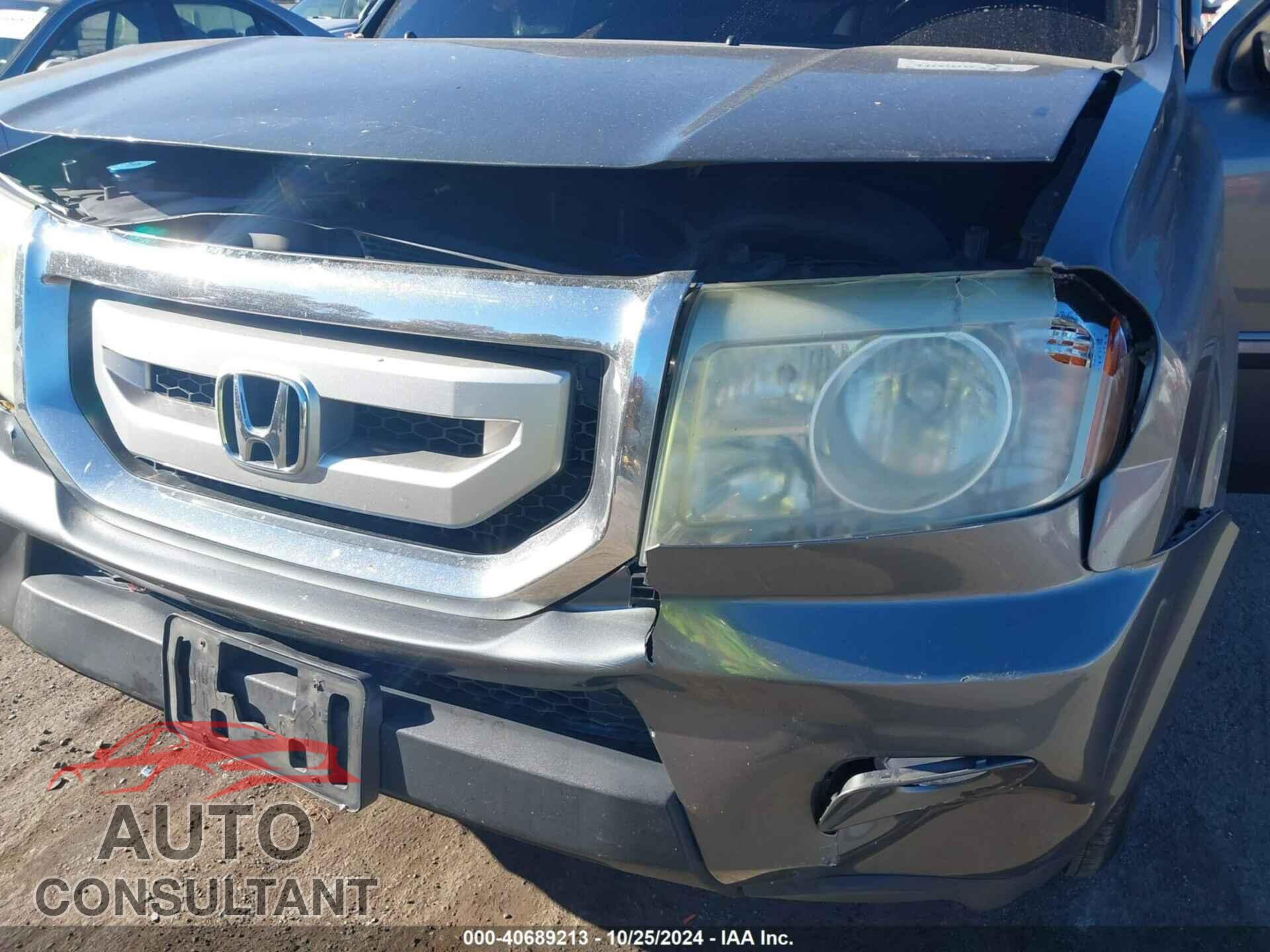 HONDA PILOT 2011 - 5FNYF4H51BB009416