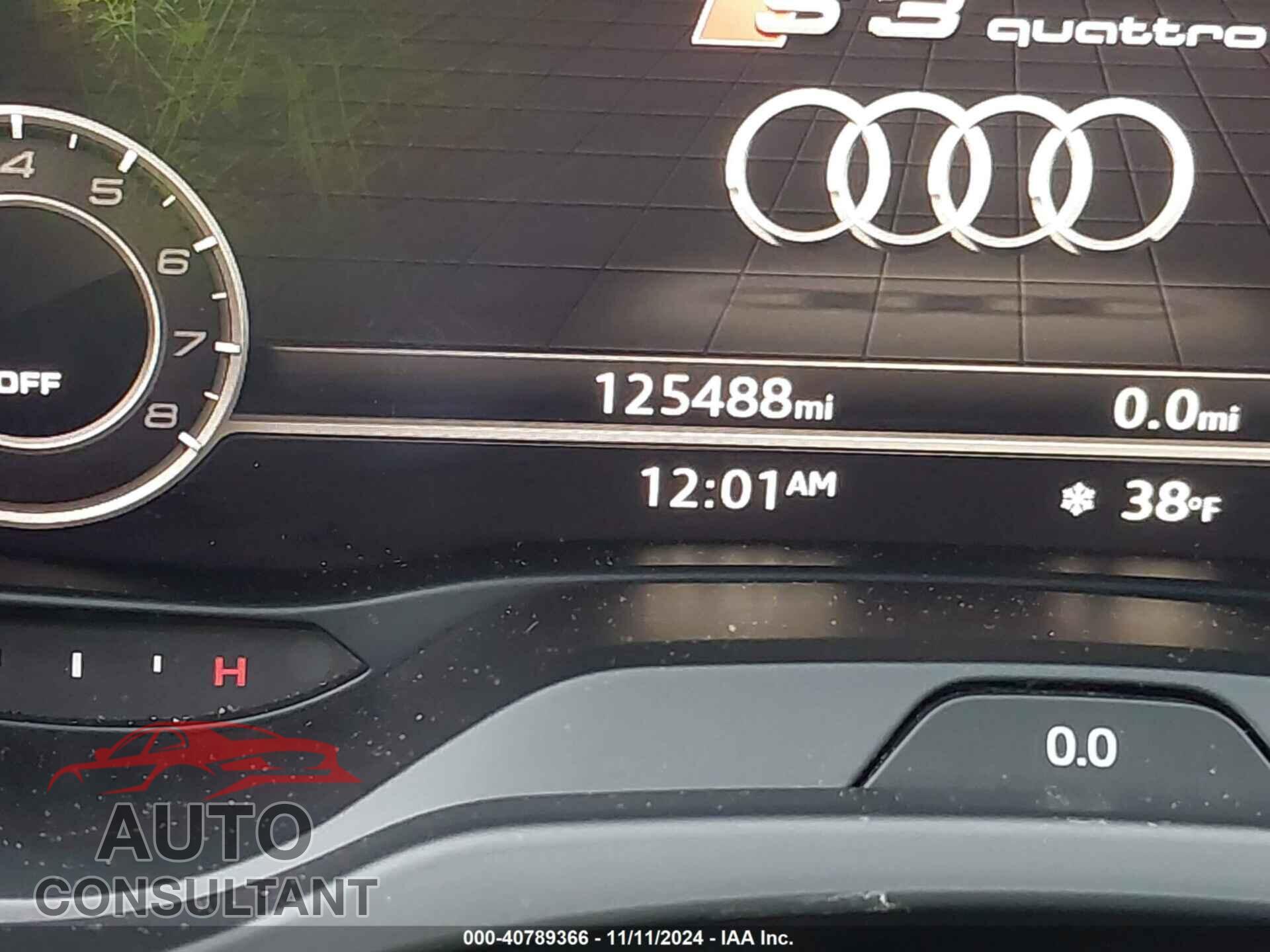 AUDI S3 2017 - WAUB1GFF7H1011476
