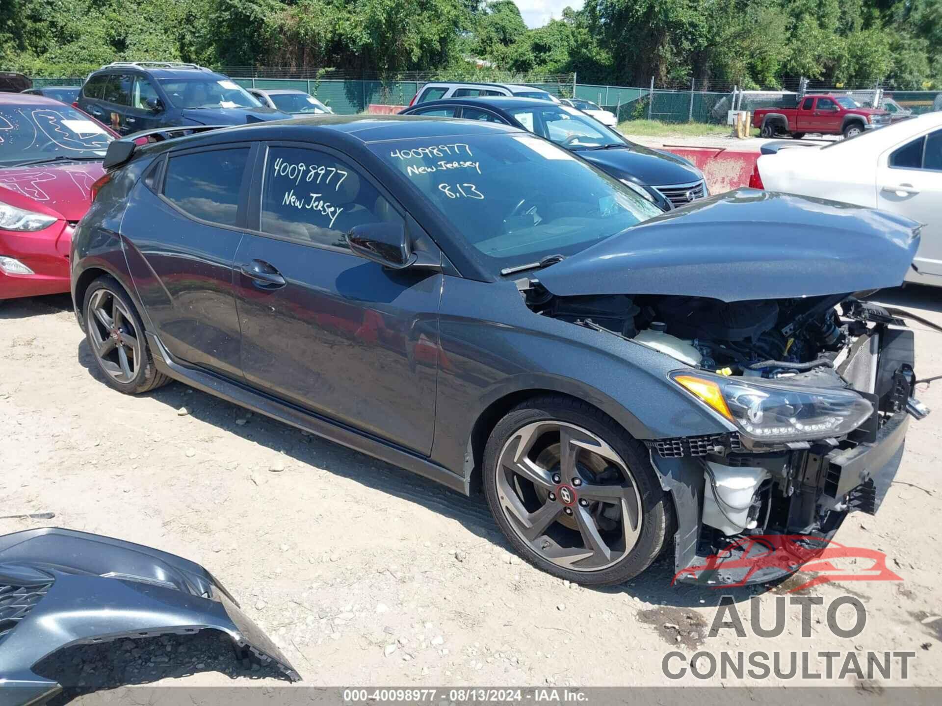 HYUNDAI VELOSTER 2019 - KMHTH6AB3KU005693