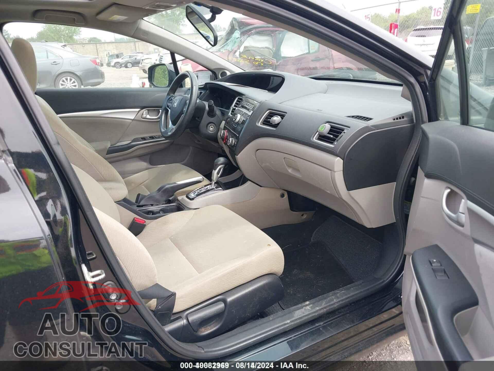 HONDA CIVIC 2013 - 19XFB2F89DE268460