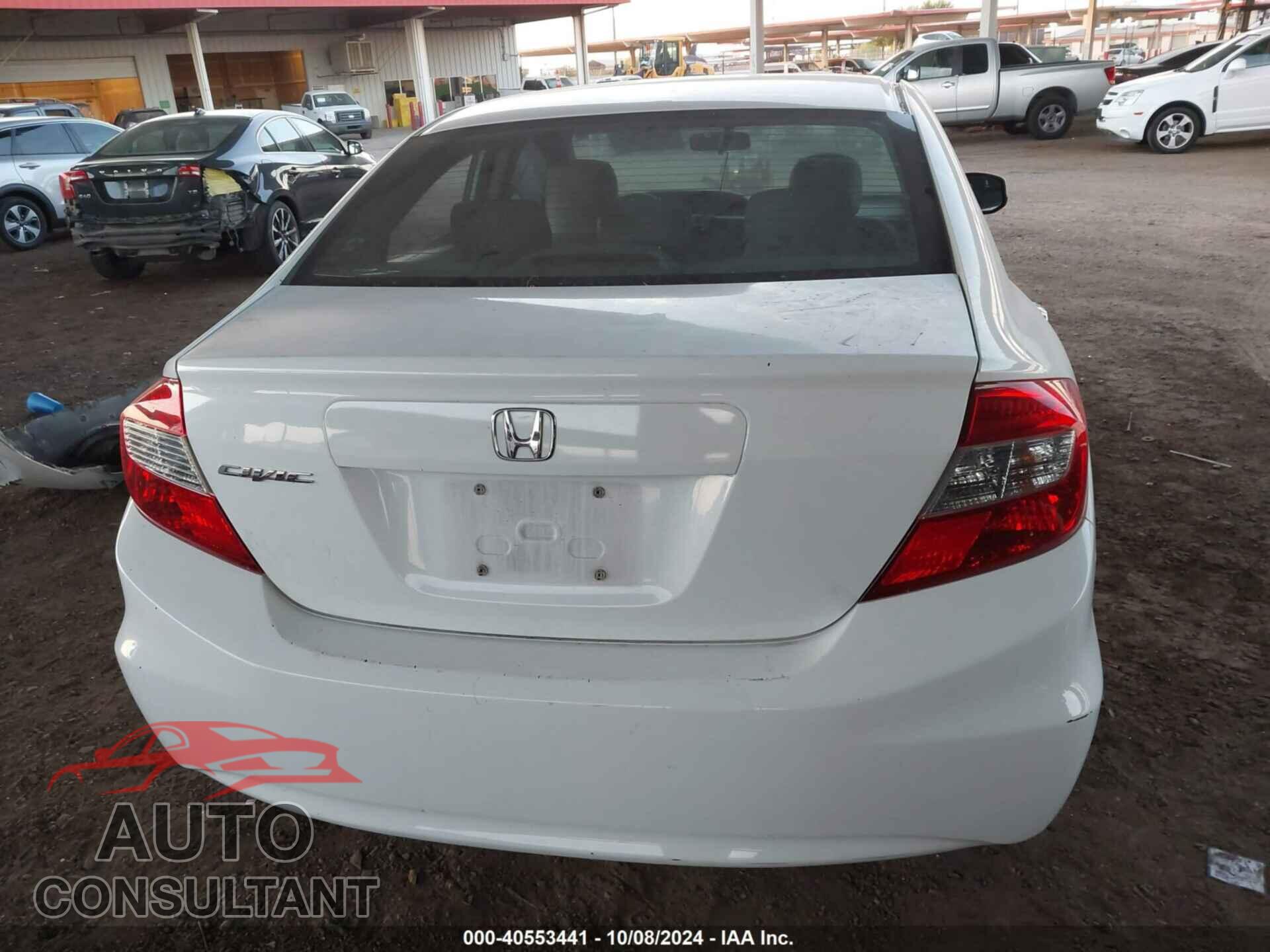 HONDA CIVIC 2012 - 2HGFB2F90CH307921