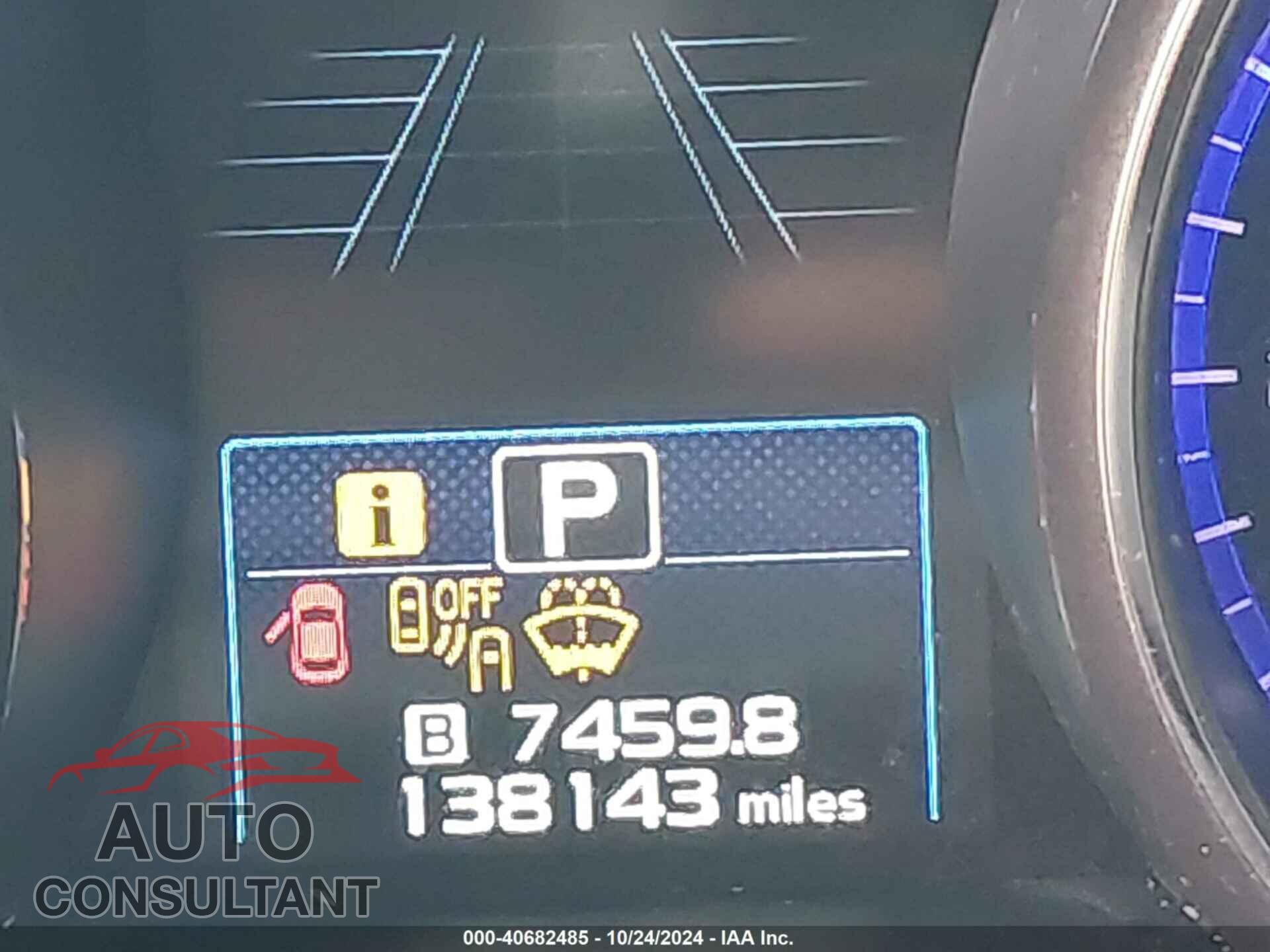 SUBARU OUTBACK 2016 - 4S4BSENC8G3240047