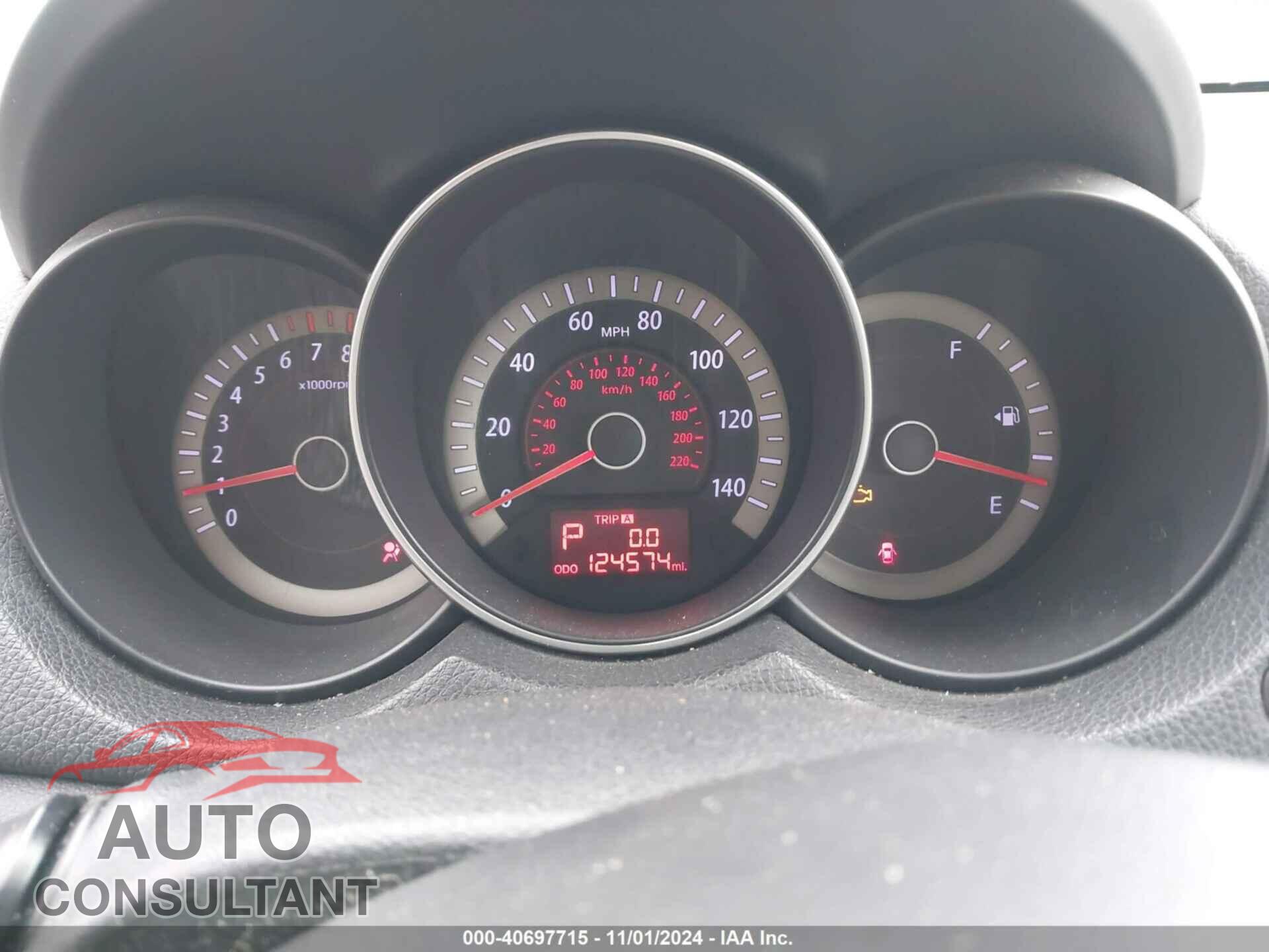KIA FORTE 2011 - KNAFU5A26B5379326