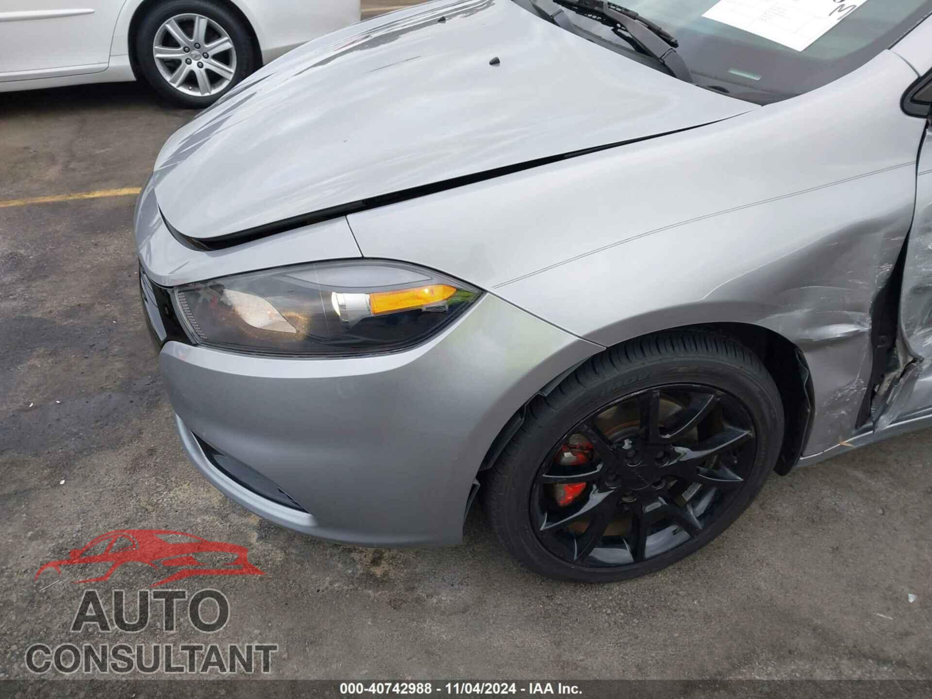 DODGE DART 2016 - 1C3CDFFA8GD823156