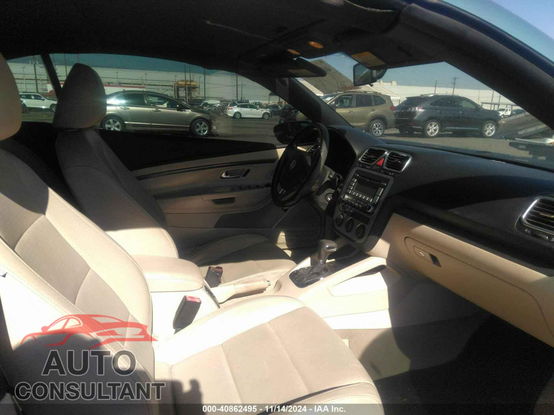 VOLKSWAGEN EOS 2009 - WVWBA71F69V006838