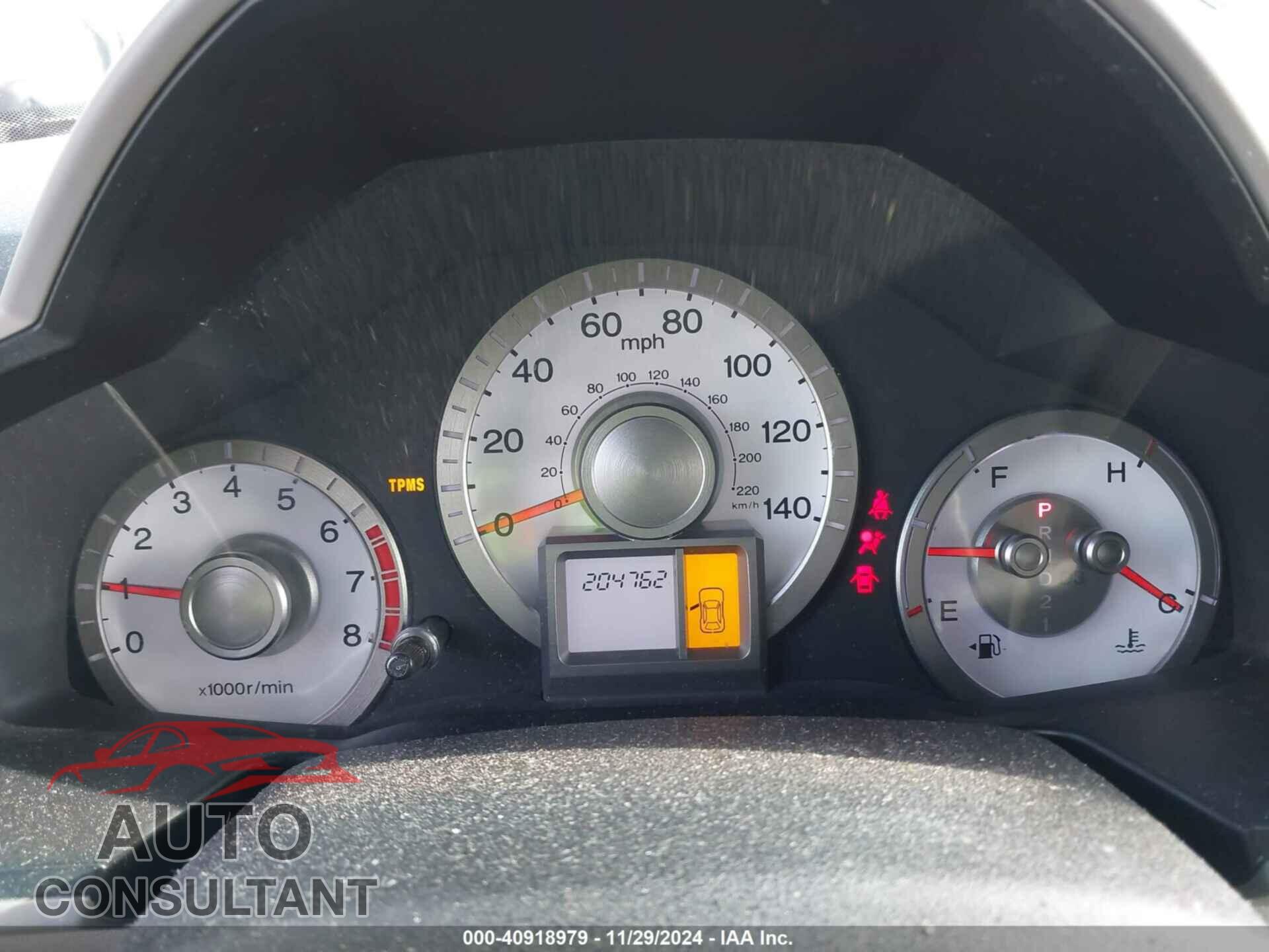 HONDA PILOT 2011 - 5FNYF4H21BB090391