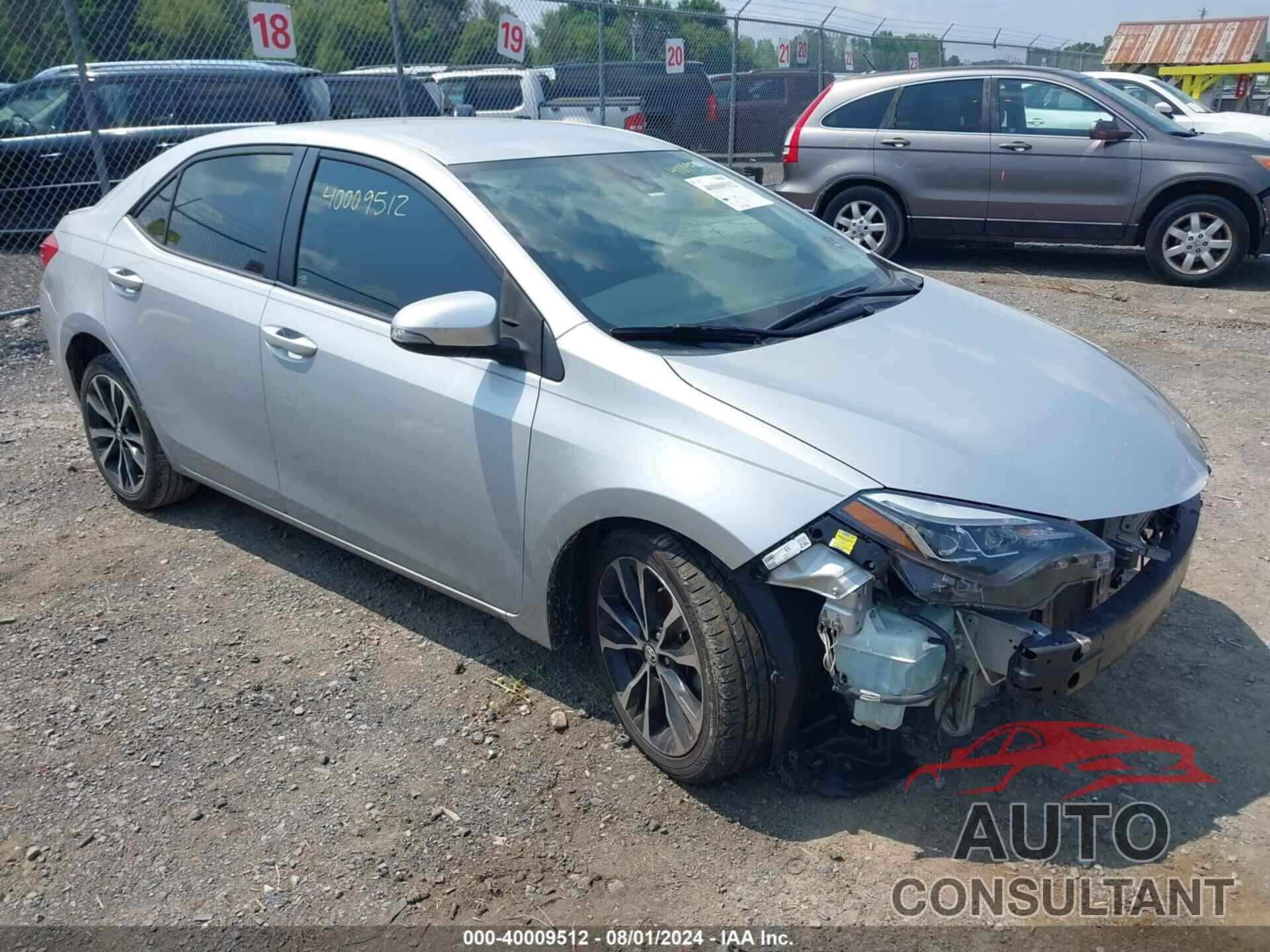 TOYOTA COROLLA 2017 - 2T1BURHE1HC831574