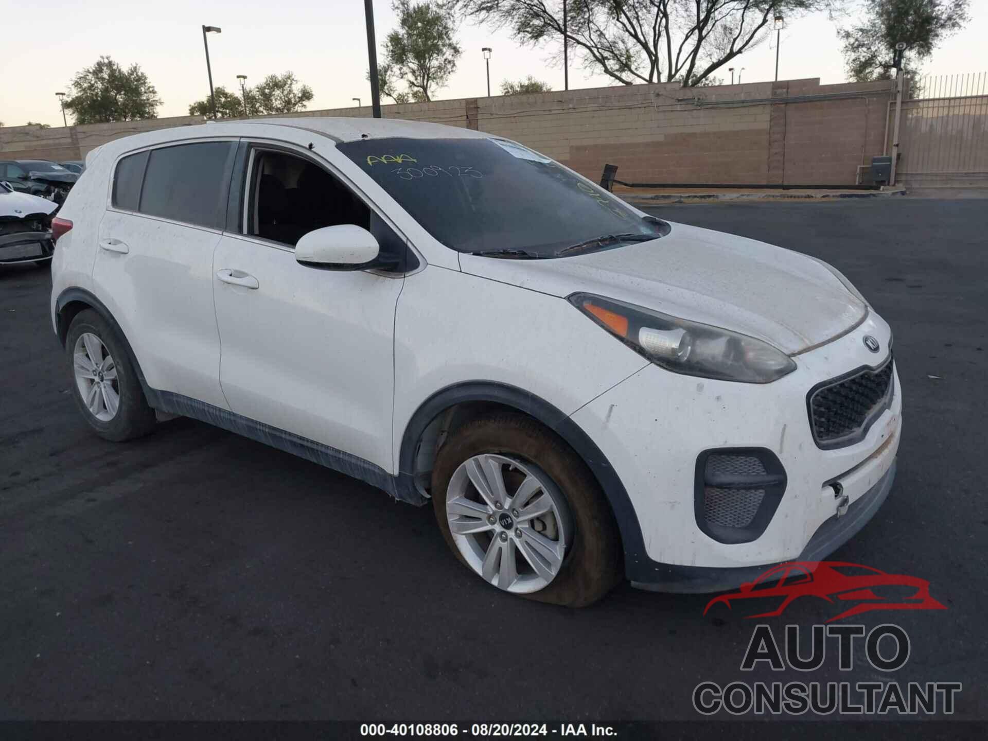 KIA SPORTAGE 2018 - KNDPM3AC3J7448710