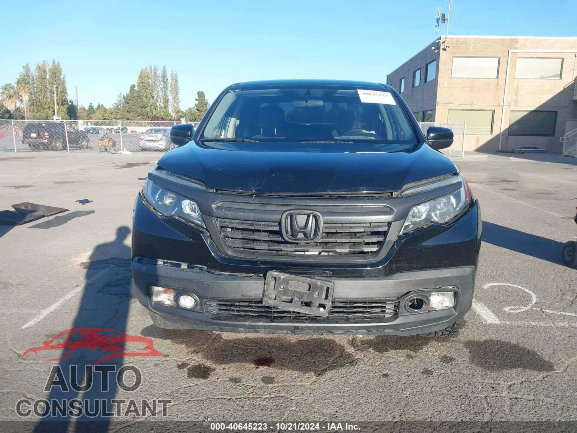 HONDA RIDGELINE 2017 - 5FPYK3F52HB030395