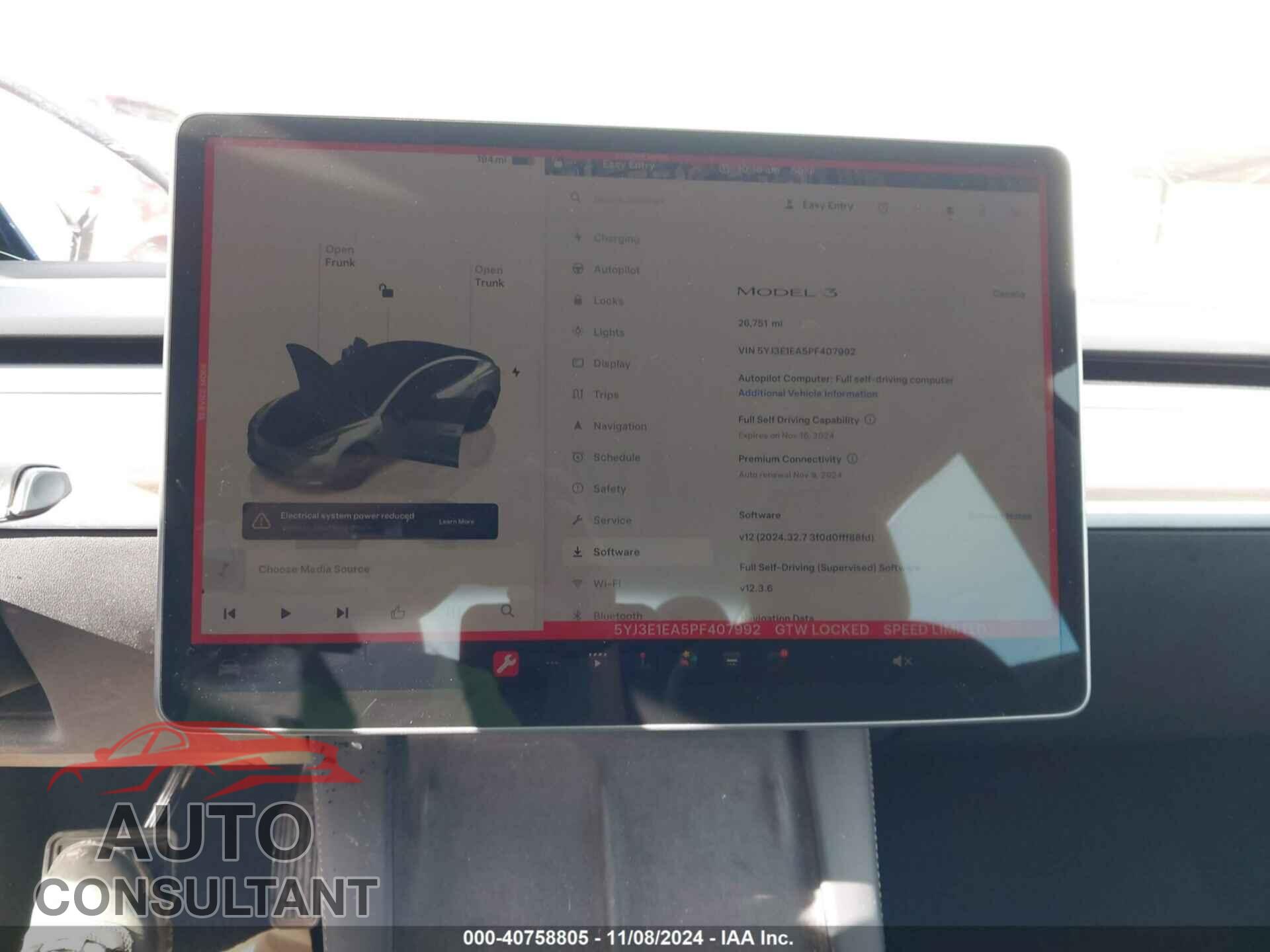 TESLA MODEL 3 2023 - 5YJ3E1EA5PF407992