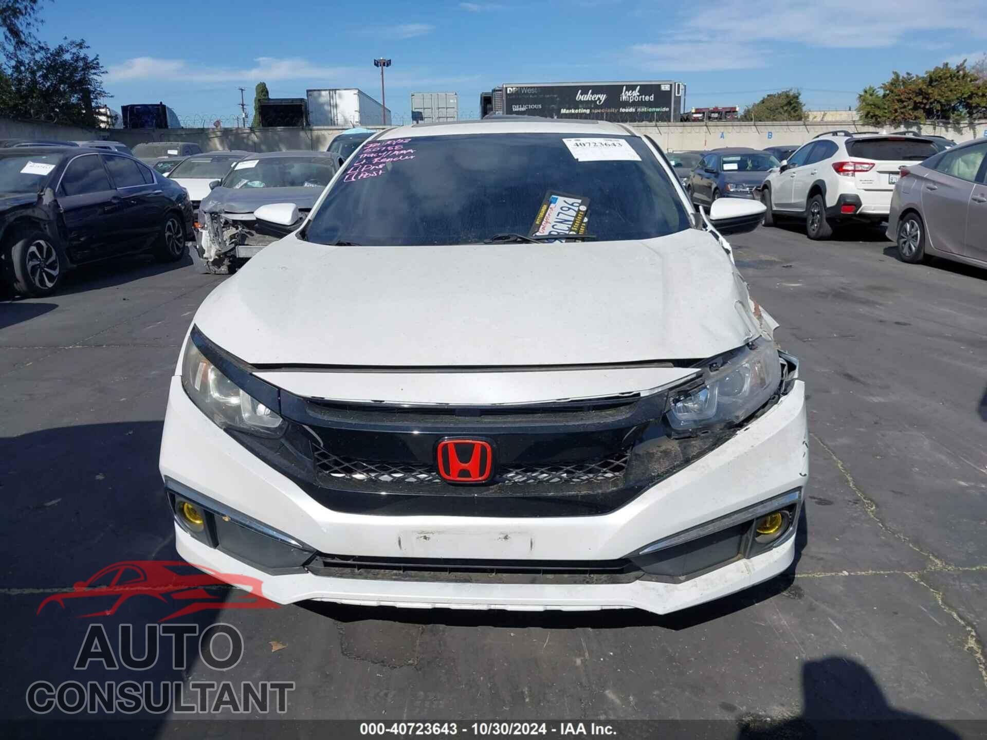 HONDA CIVIC 2018 - 19XFC2F72JE208357