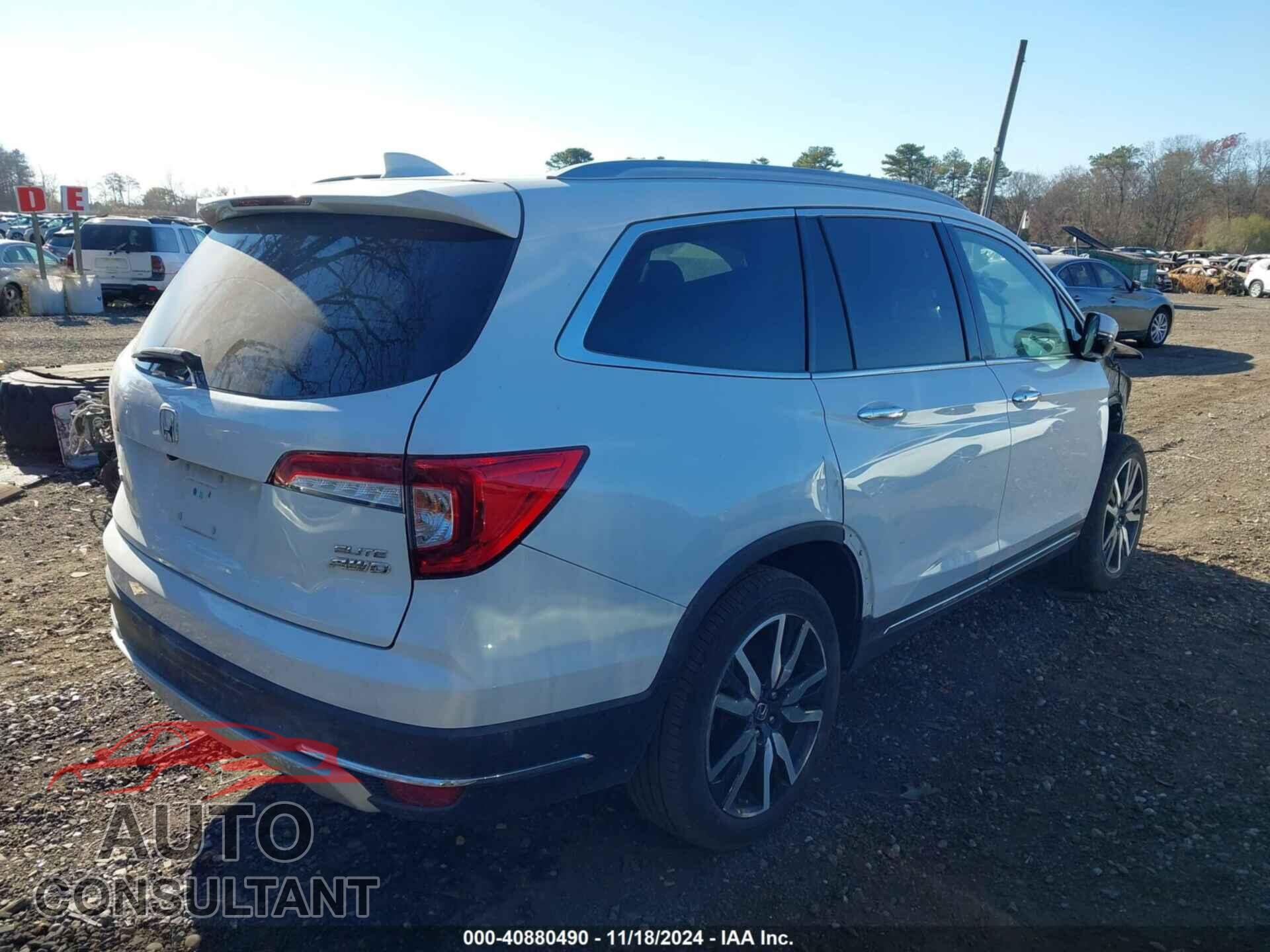 HONDA PILOT 2021 - 5FNYF6H07MB086312