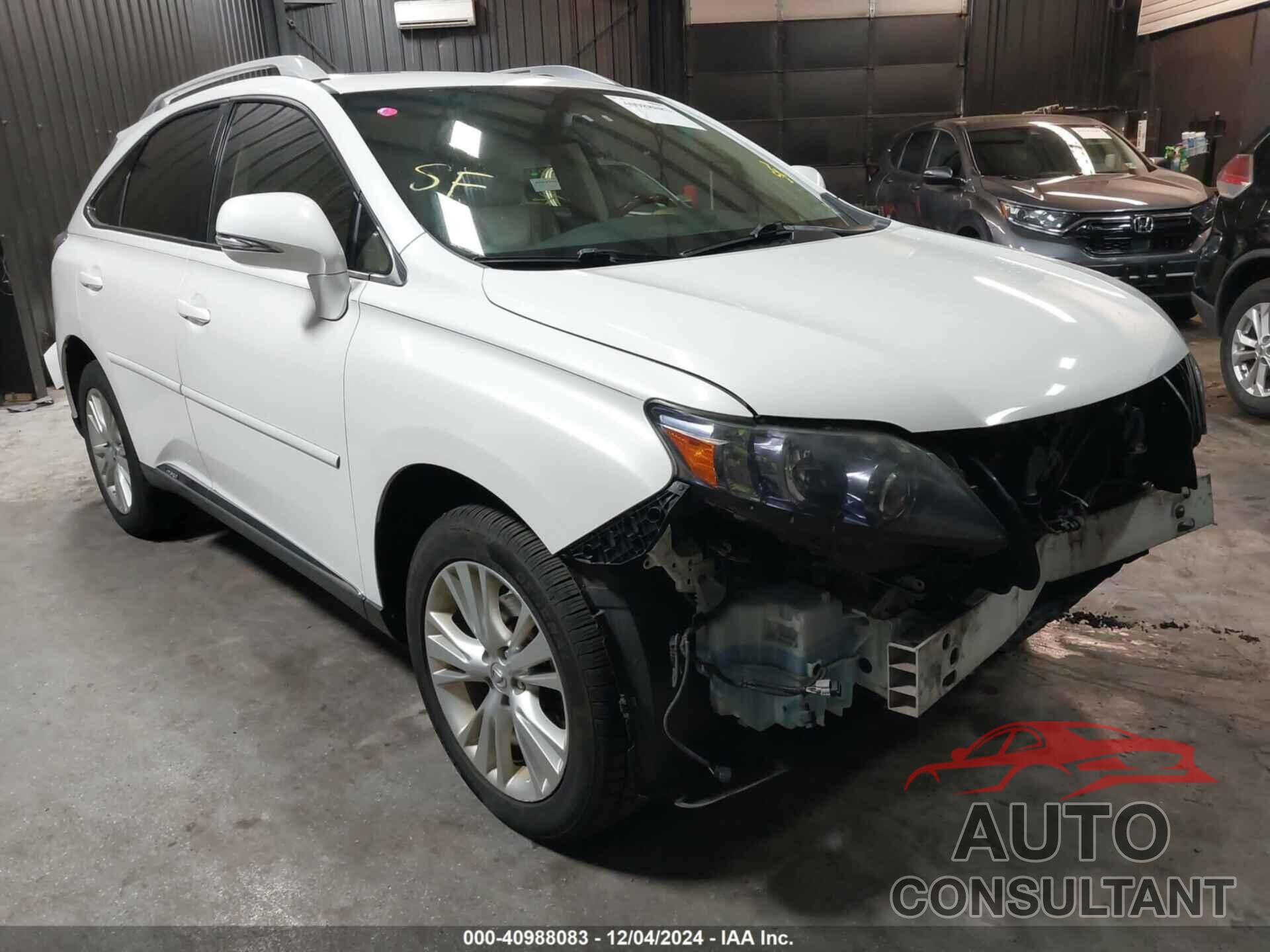 LEXUS RX 450H 2010 - JTJBC1BA4A2007662