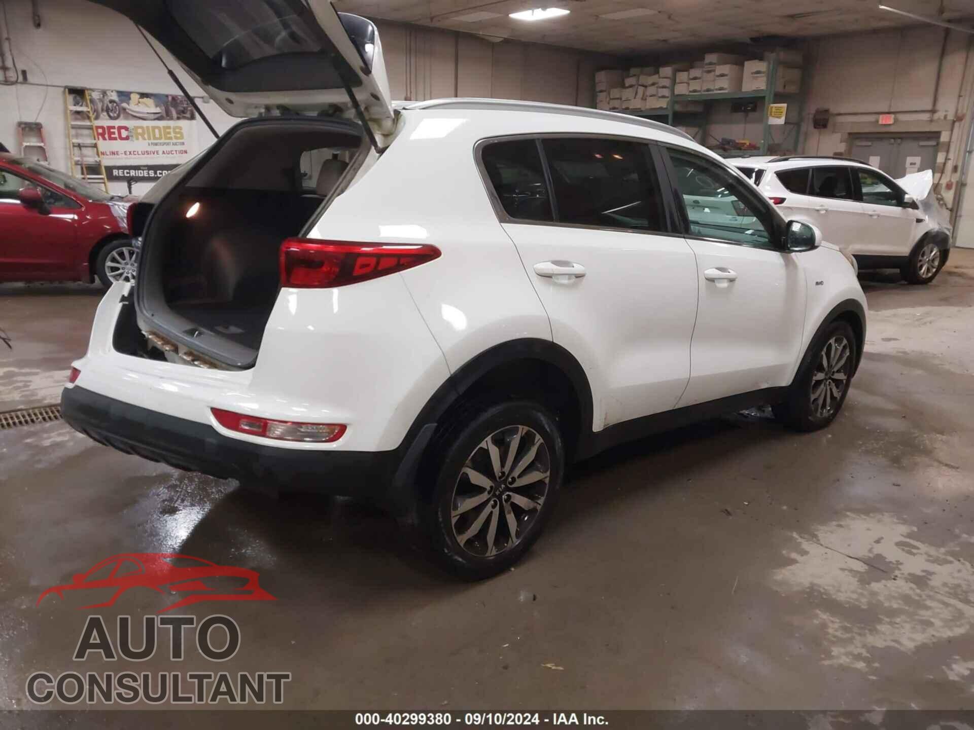 KIA SPORTAGE 2017 - KNDPMCAC2H7170165