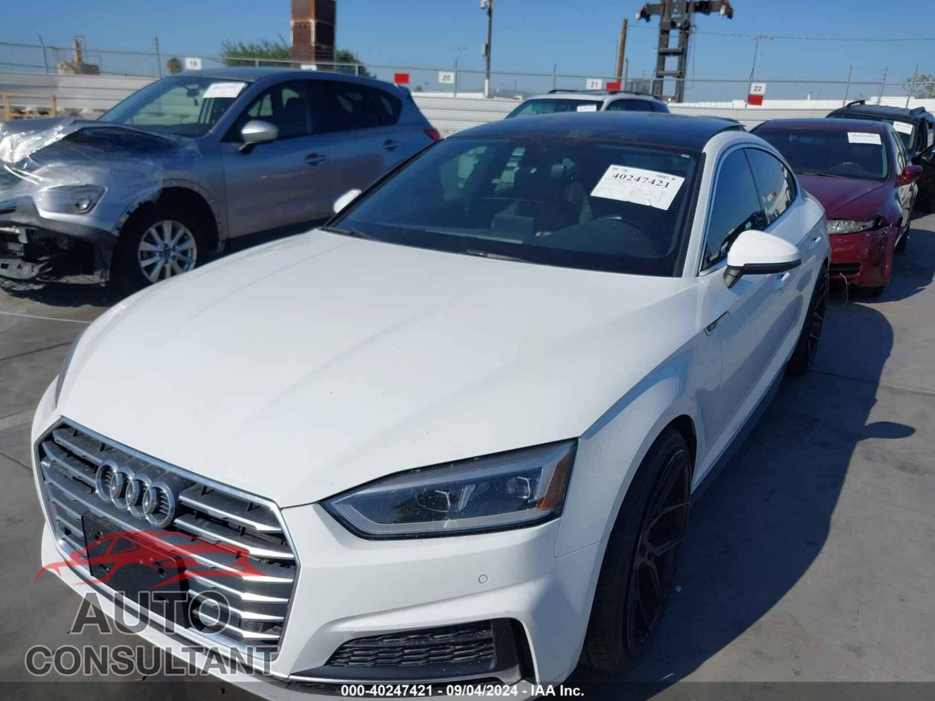 AUDI A5 2018 - WAUENCF53JA095867
